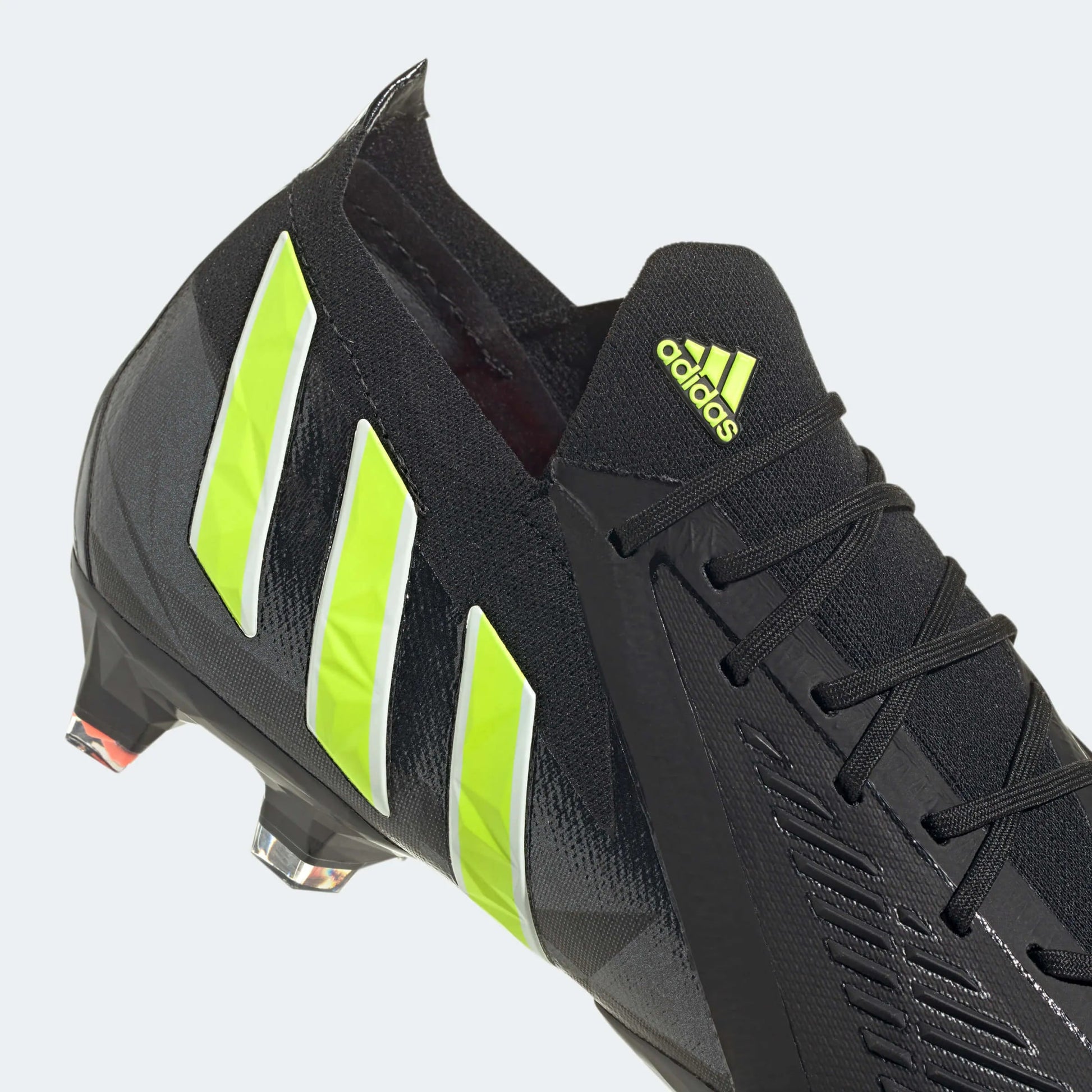 adidas Predator Edge .1 Low FG - Black-Solar Yellow Soccer Cleats