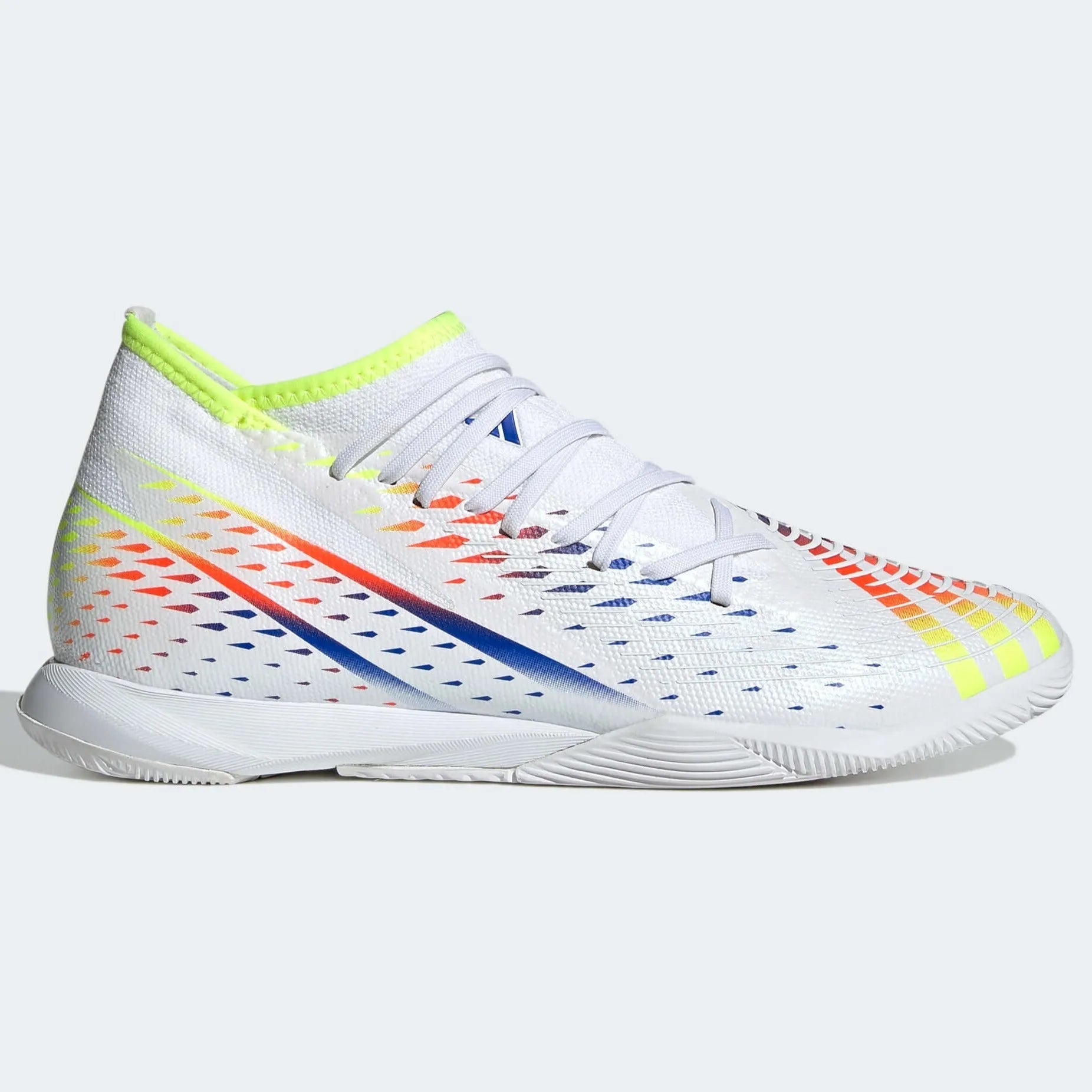 adidas Predator Edge.3 Indoor - White-Yellow-Blue