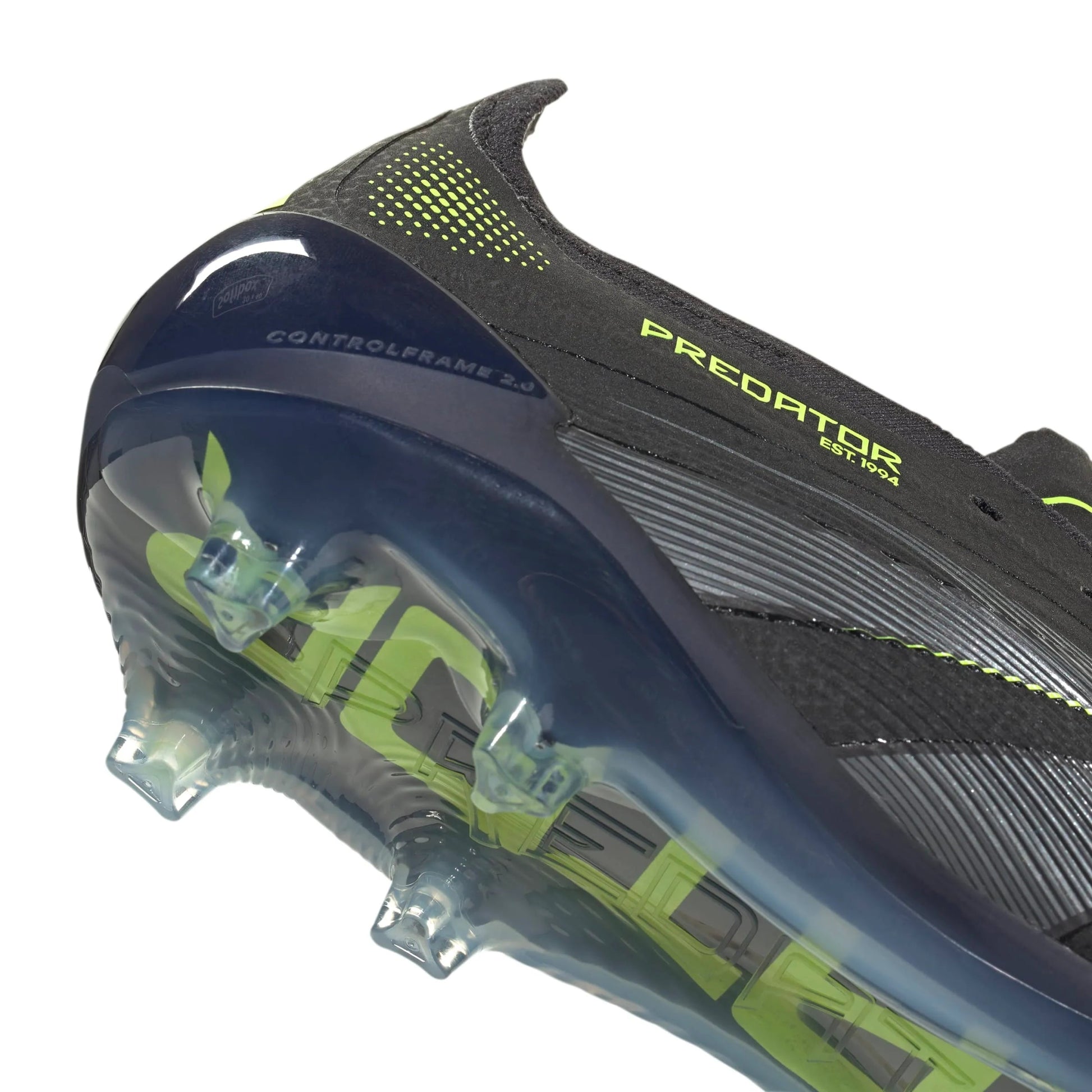 adidas Predator Elite Firm Ground Soccer Cleats - Electric Stealth Pack (FA25) (Detail 2)