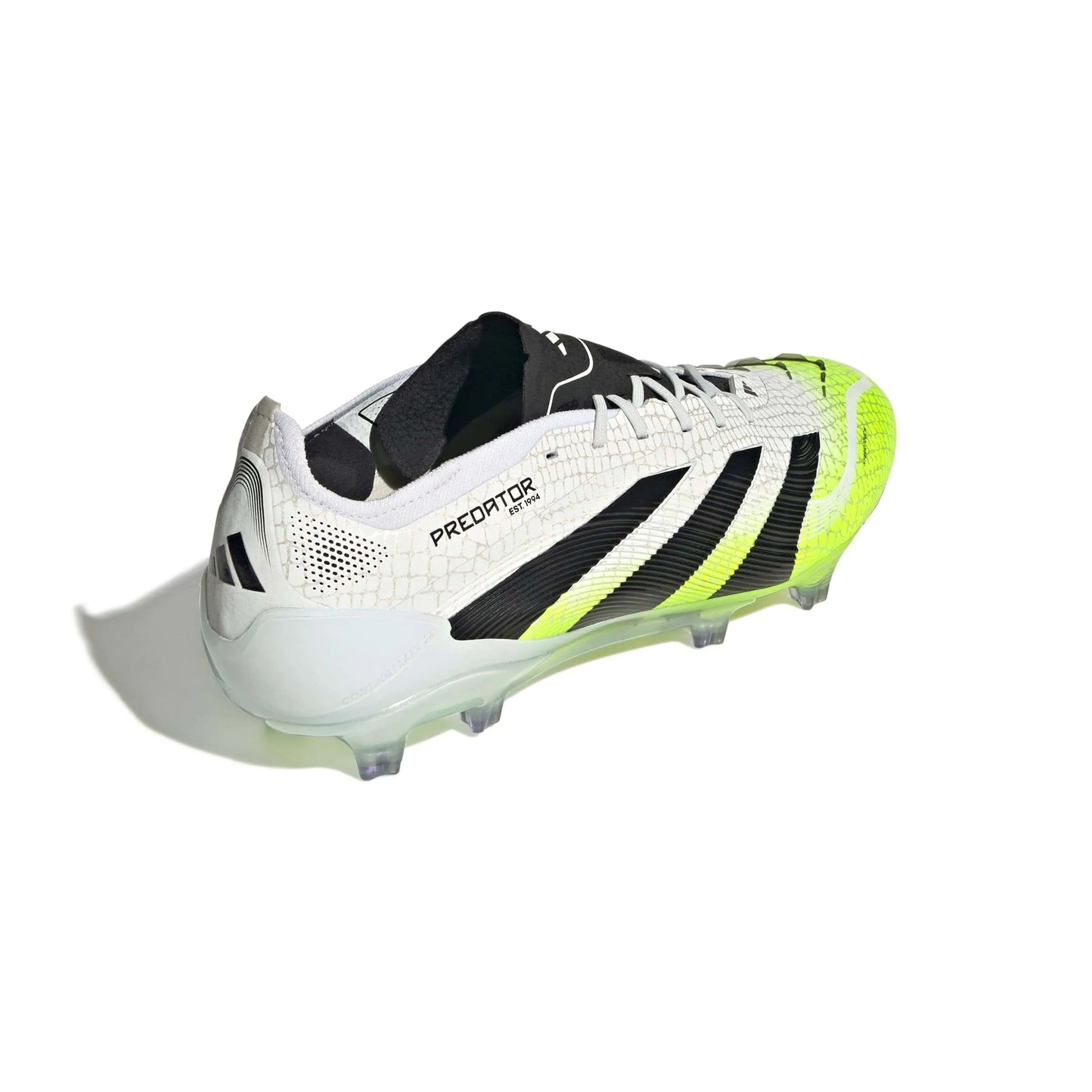adidas Predator Elite Firm Ground Soccer Cleats - Radiant Blaze Pack (FA25) (Lateral - Back)