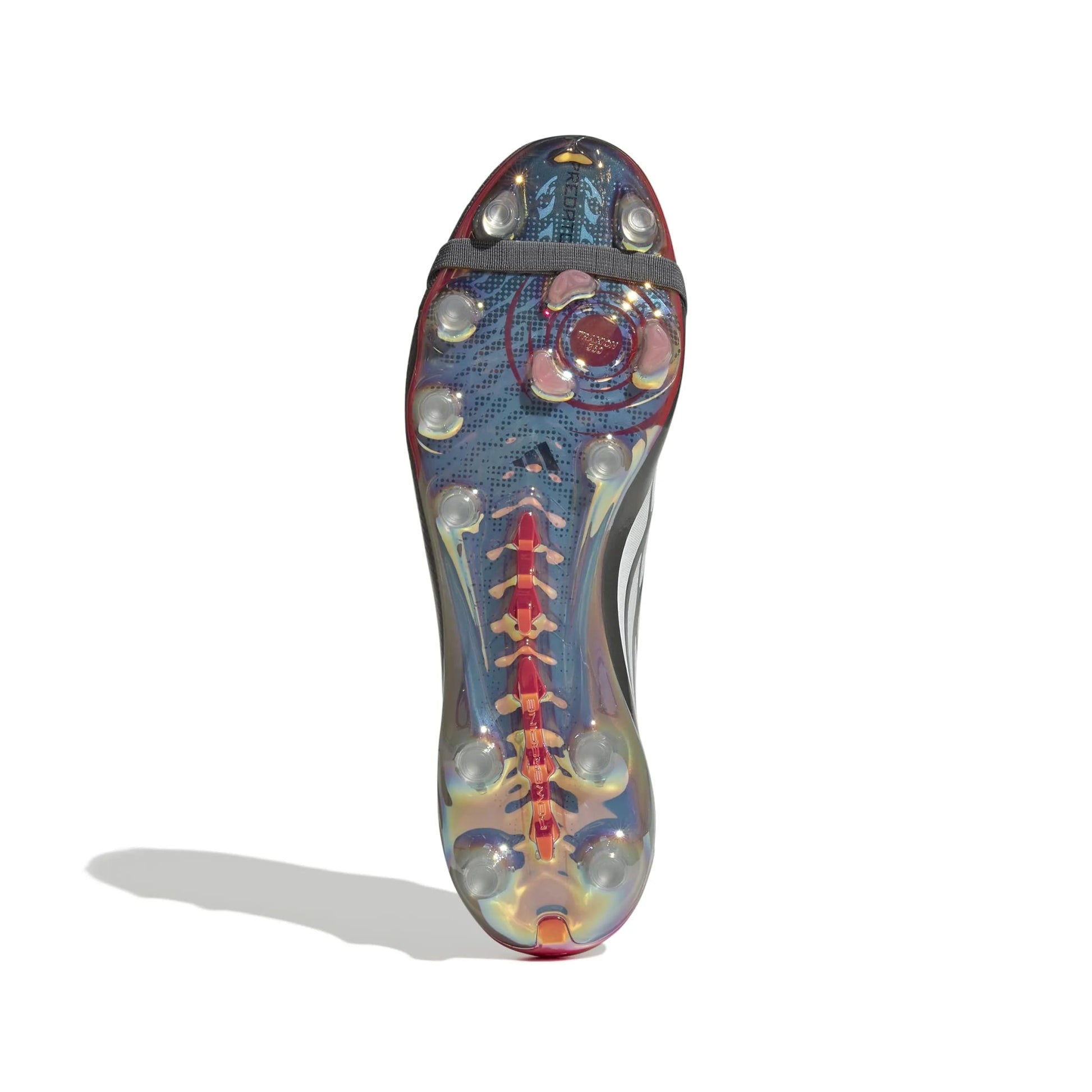 adidas Predator Elite Fold-Over Tongue Artificial Grass Soccer Cleats - Finishers Steel Pack (SP26) (Bottom)