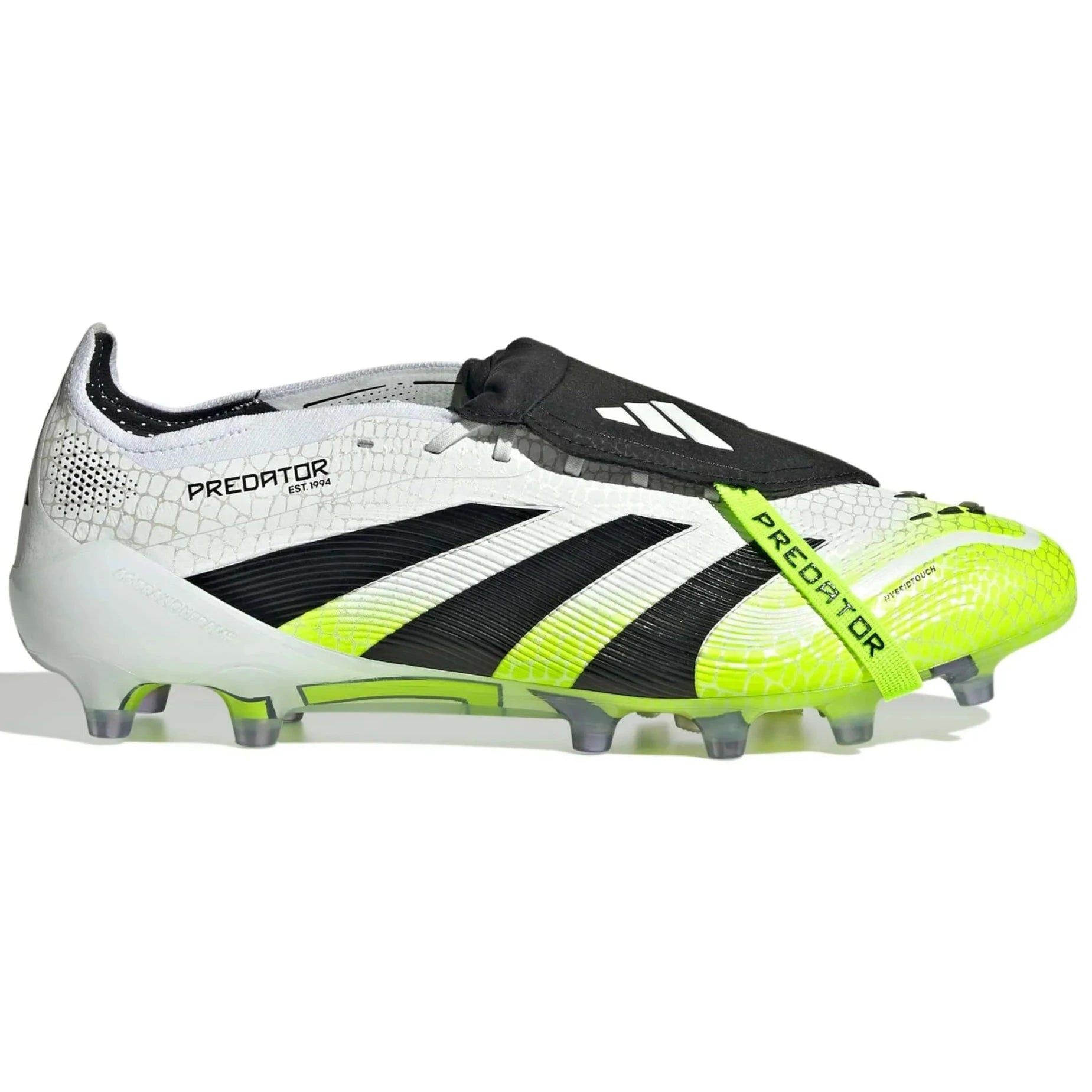 adidas Predator Elite Fold-Over Tongue Artificial Grass Soccer Cleats - Radiant Blaze Pack (FA25) (Side 1)