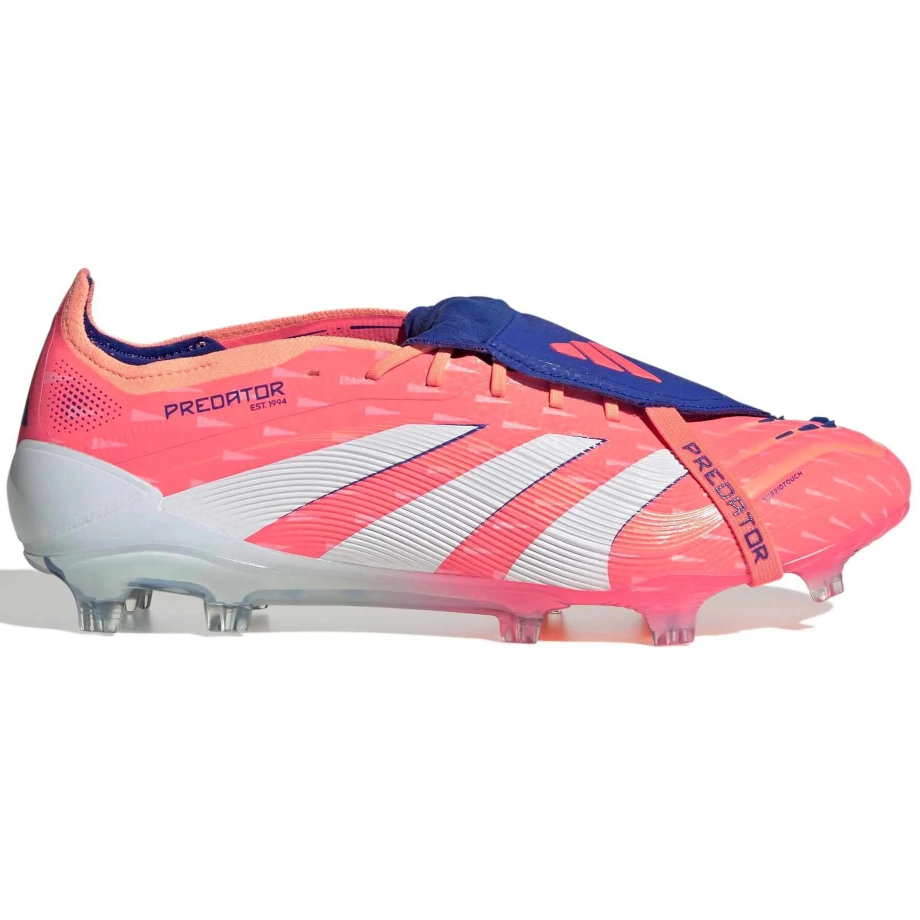 adidas Predator Elite Fold-Over Tongue Firm Ground Soccer Cleats - Coral Blaze Pack (FA25) (Side 1)