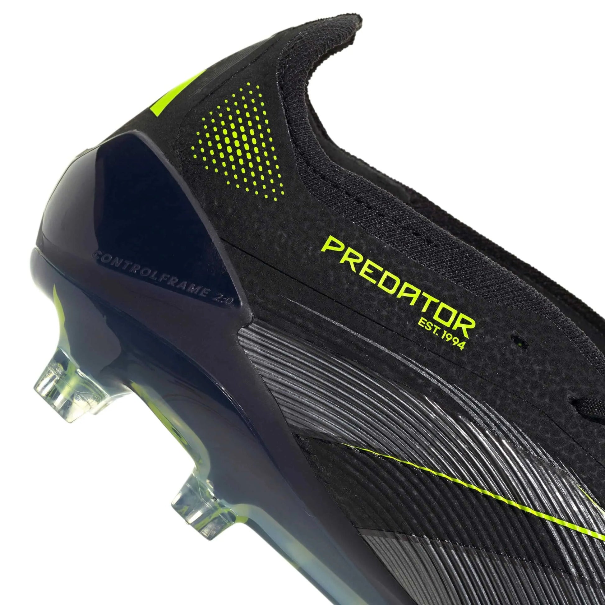 adidas Predator Elite Fold-Over Tongue Firm Ground Soccer Cleats - Electric Stealth Pack (FA25) (Detail 2)