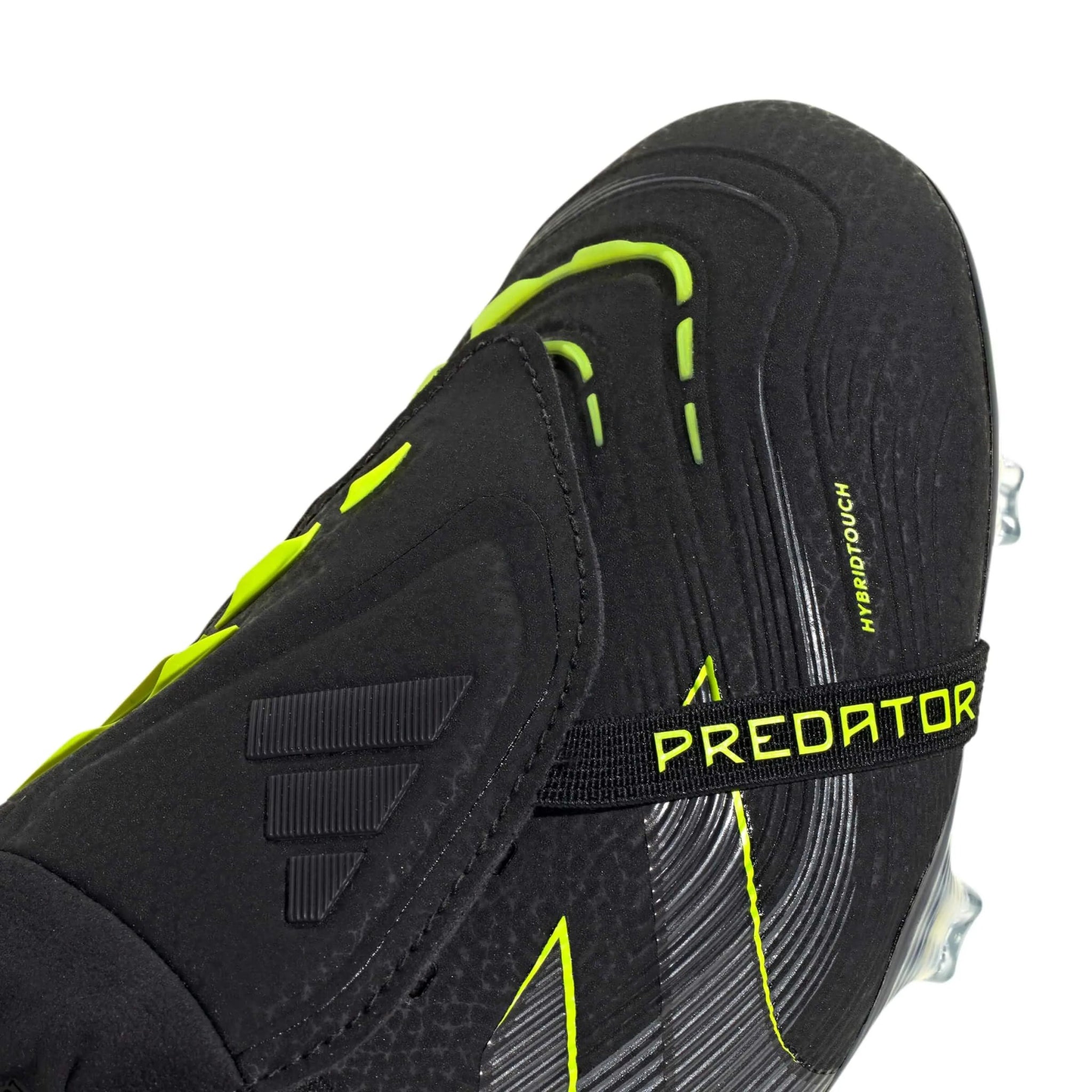 adidas Predator Elite Fold-Over Tongue Firm Ground Soccer Cleats - Electric Stealth Pack (FA25) (Detail 1)