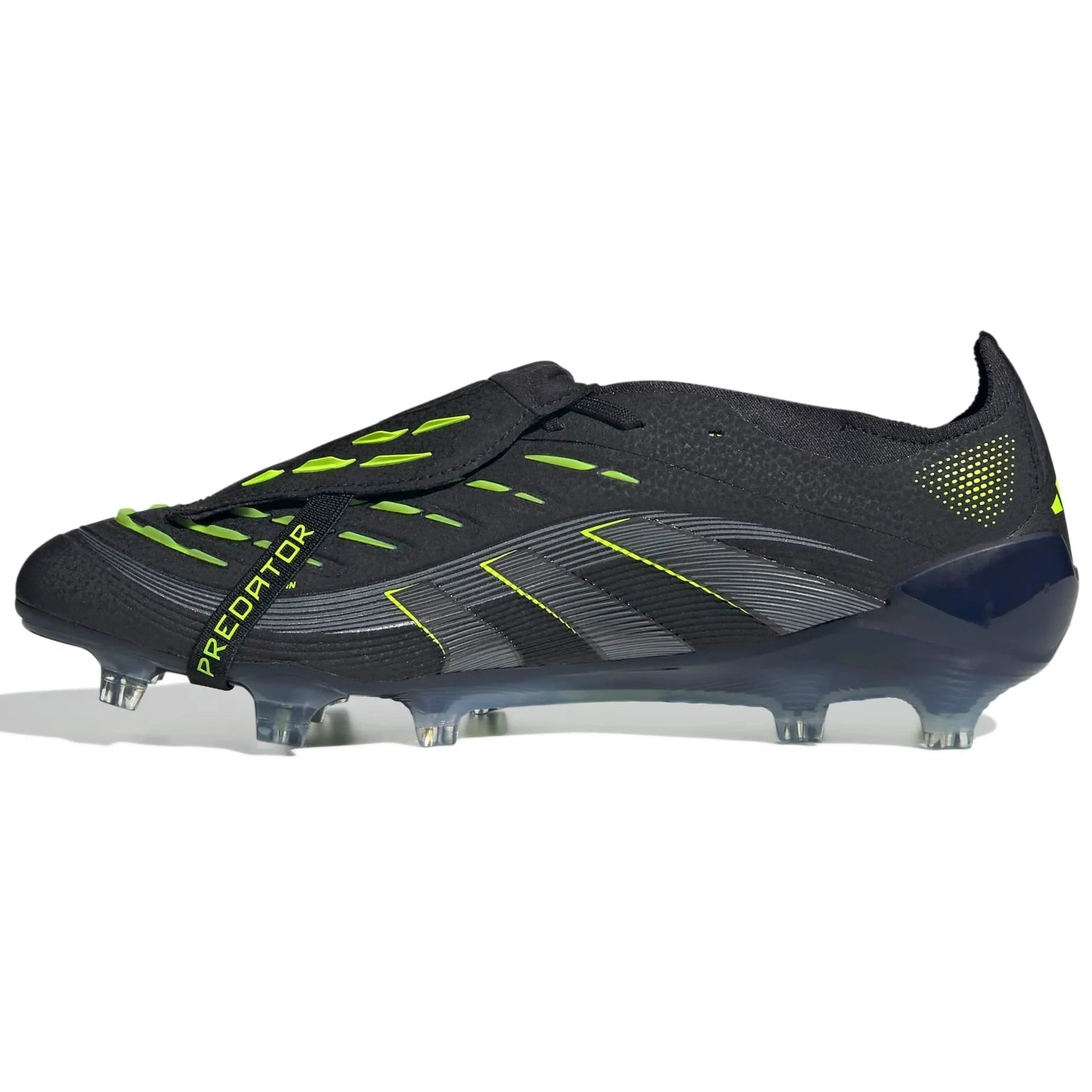 adidas Predator Elite Fold-Over Tongue Firm Ground Soccer Cleats - Electric Stealth Pack (FA25) (Side 2)