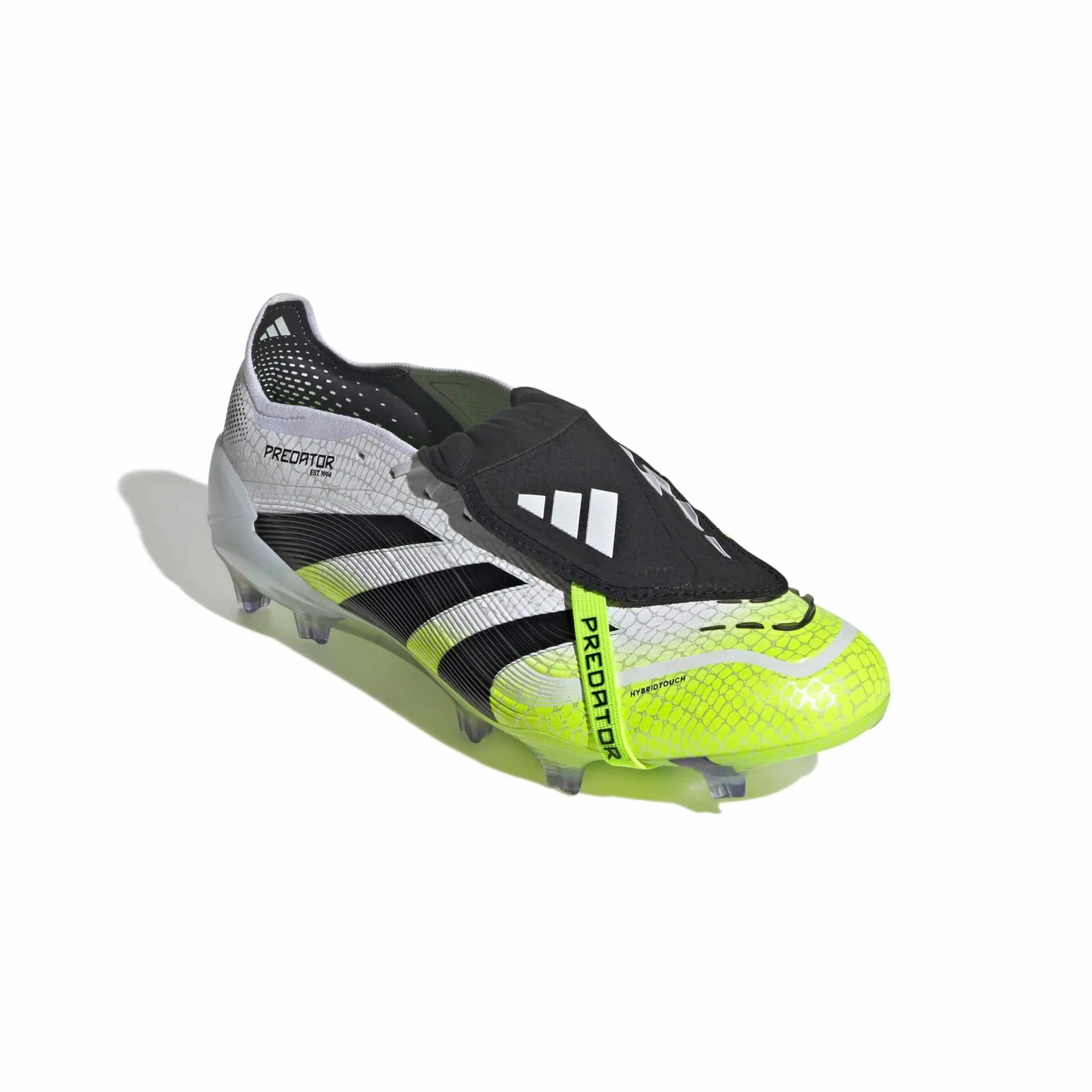 adidas Predator Elite Fold-Over Tongue Firm Ground Soccer Cleats - Radiant Blaze Pack (FA25) (Lateral - Front)
