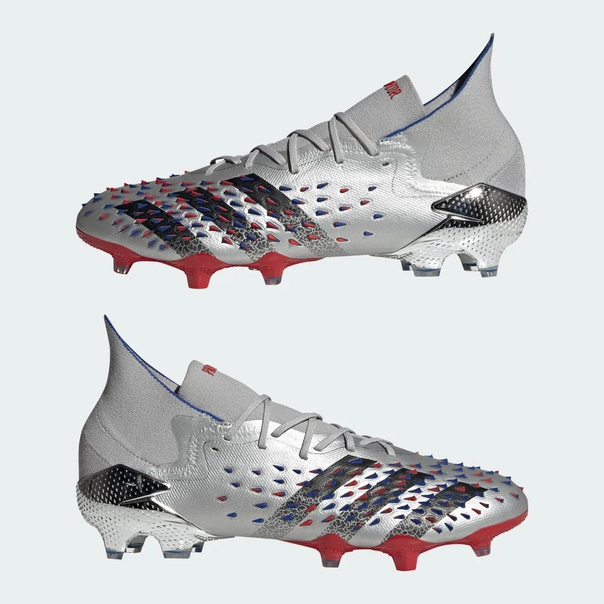 Adidas Predator Freak .1 FG - Silver Metallic-Red-Royal