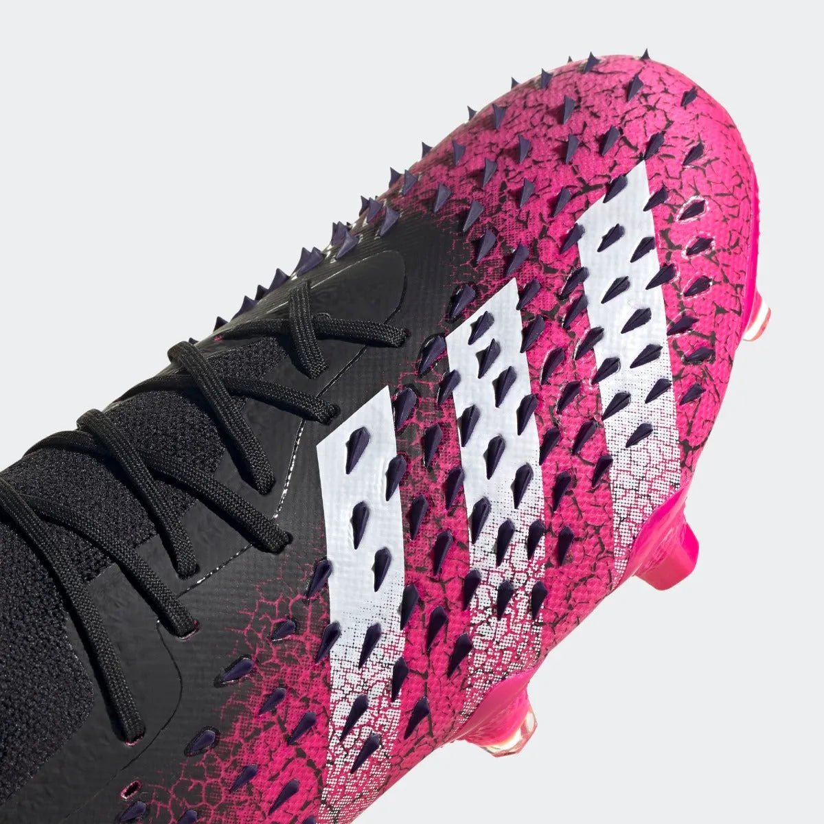 Adidas Predator Freak .1 Low FG - Black-Pink-Purple Soccer Cleats