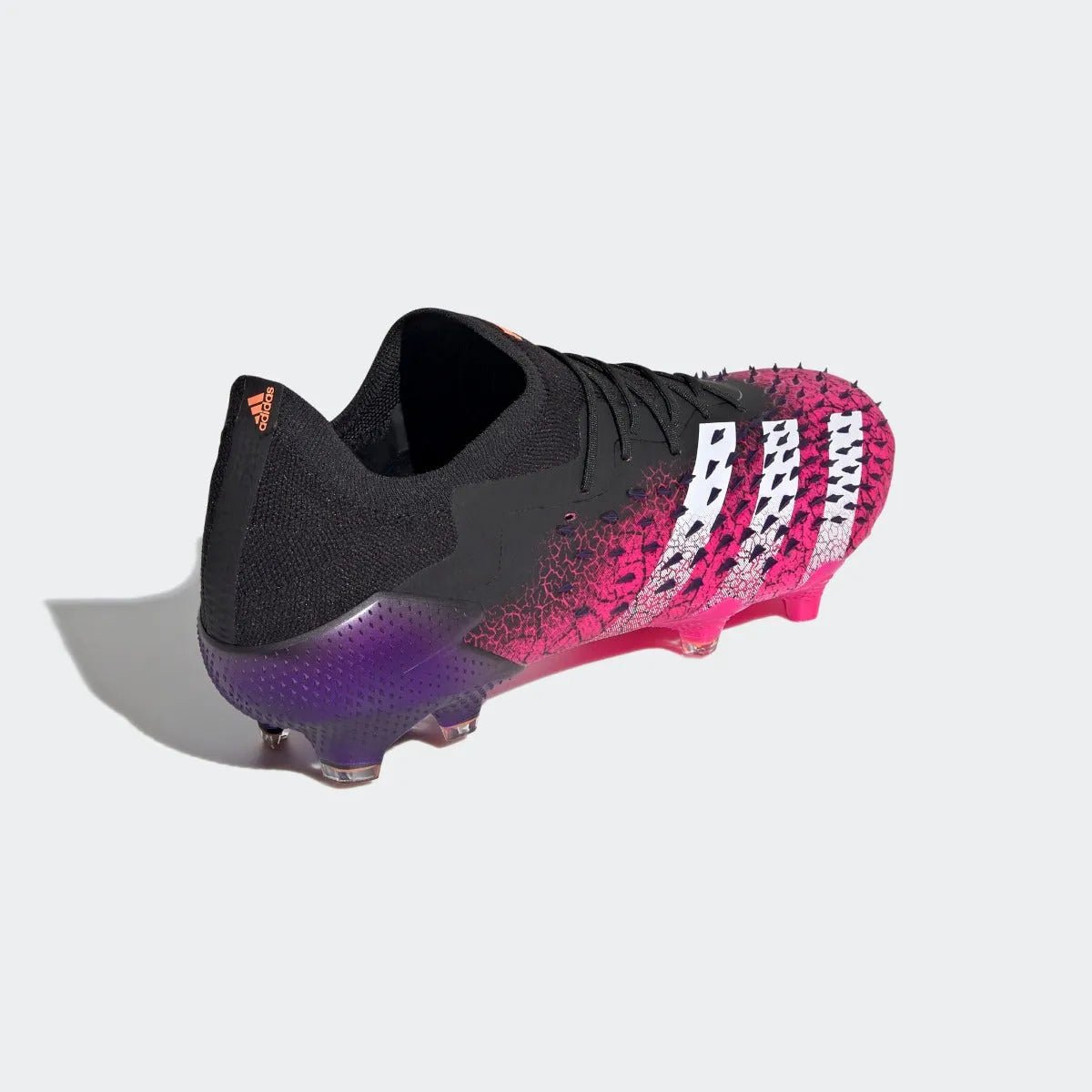 Adidas Predator Freak .1 Low FG - Black-Pink-Purple Soccer Cleats