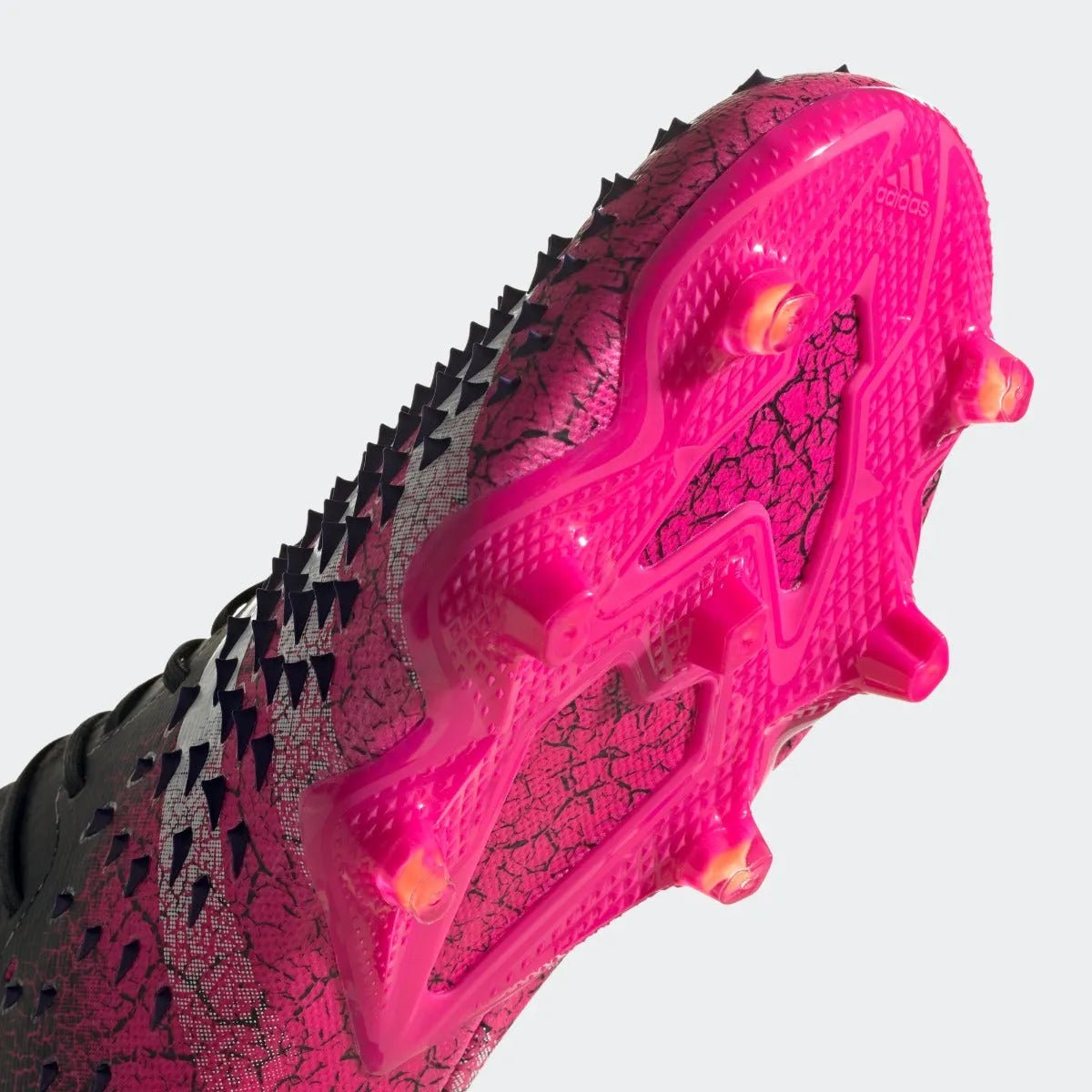 Adidas Predator Freak .1 Low FG - Black-Pink-Purple Soccer Cleats Adidas Predator Freak .1 Low FG - Black-Pink-Purple Soccer Cleats
