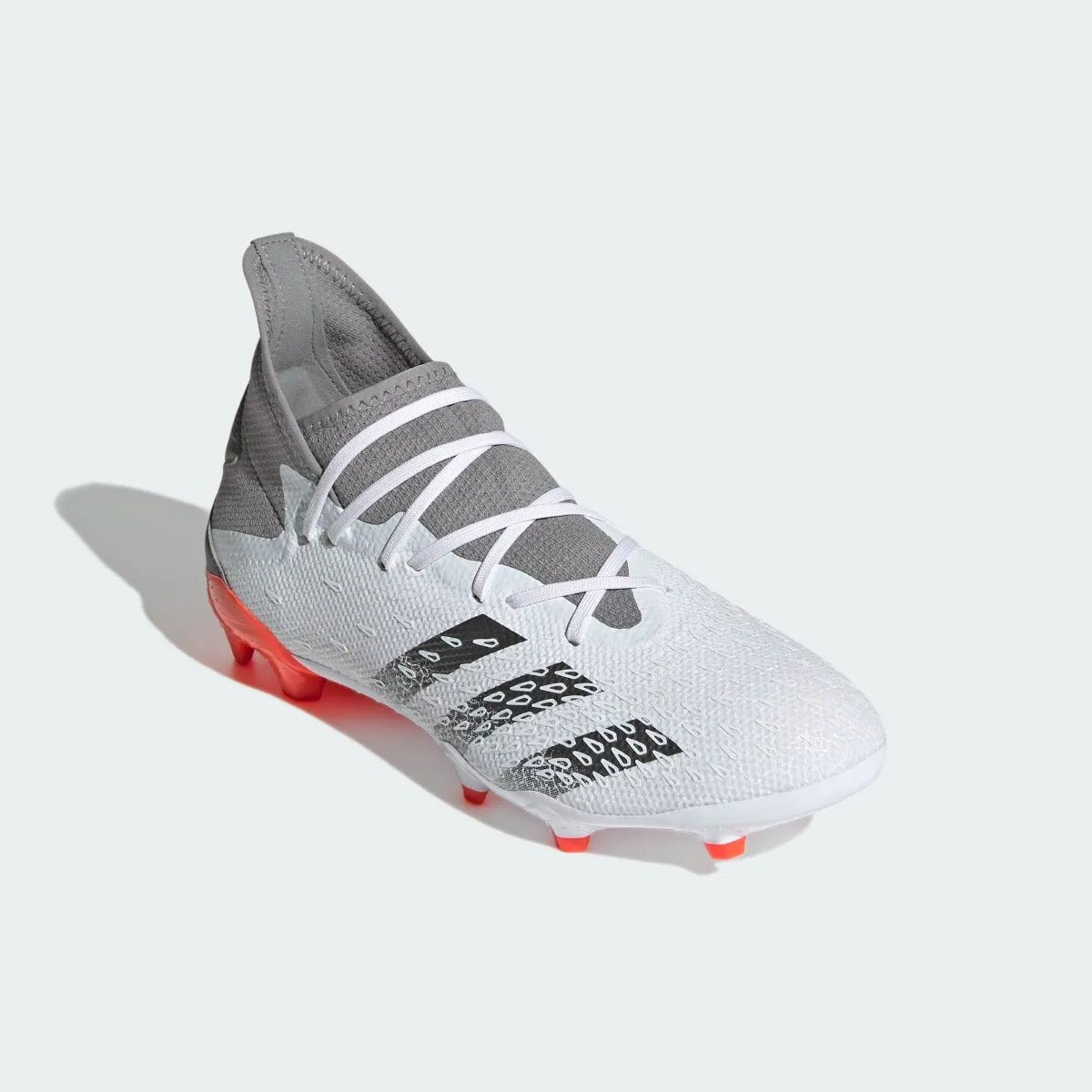 Adidas Predator Freak .3 FG - White-Iron Metallic