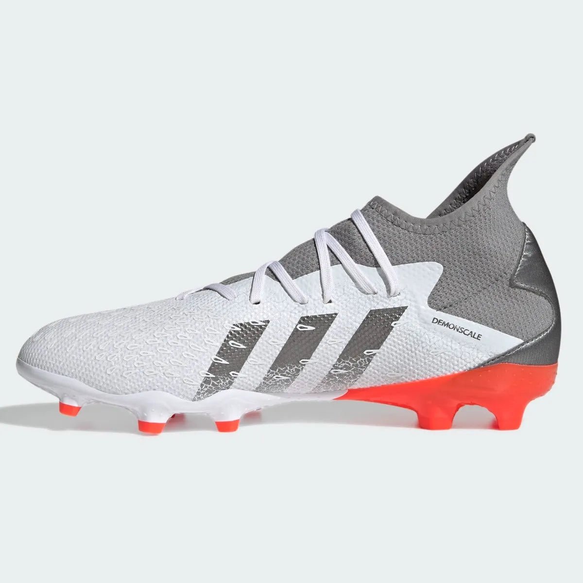Adidas Predator Freak .3 FG - White-Iron Metallic