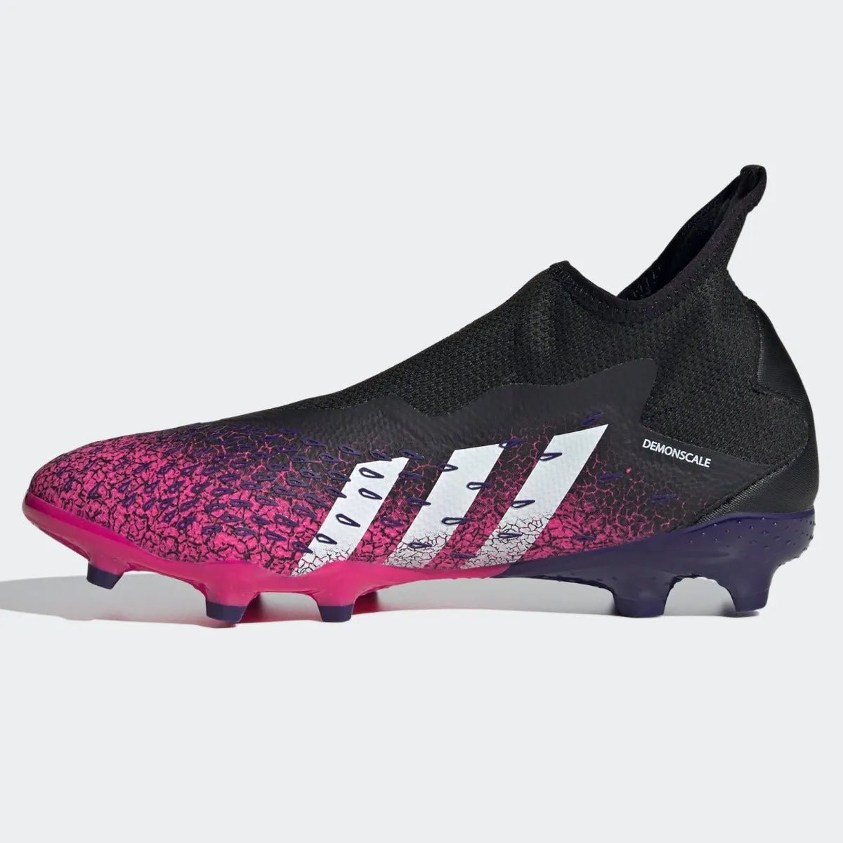 Adidas Predator Freak .3 Laceless FG - Black-Pink-Purple Soccer