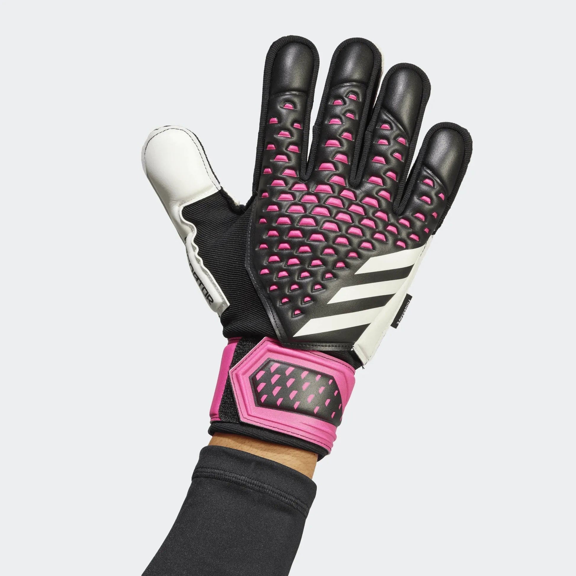 adidas Predator GL Match Fingersave - Black - Pink - White (Single - Outer)