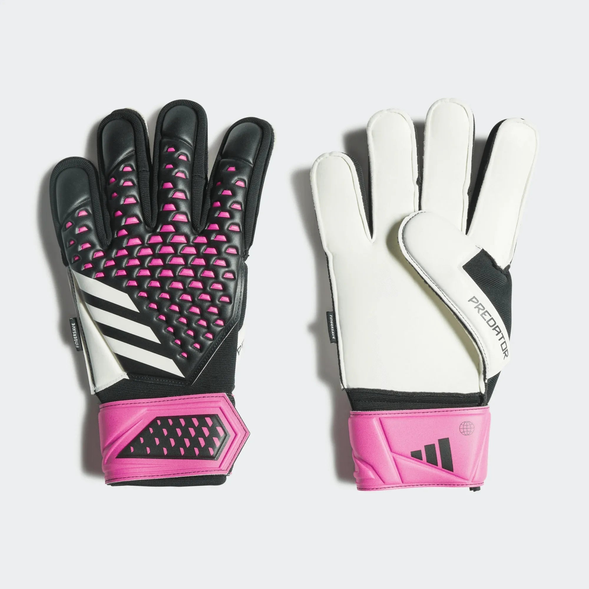 adidas Predator GL Match Fingersave - Black - Pink - White (Pair)