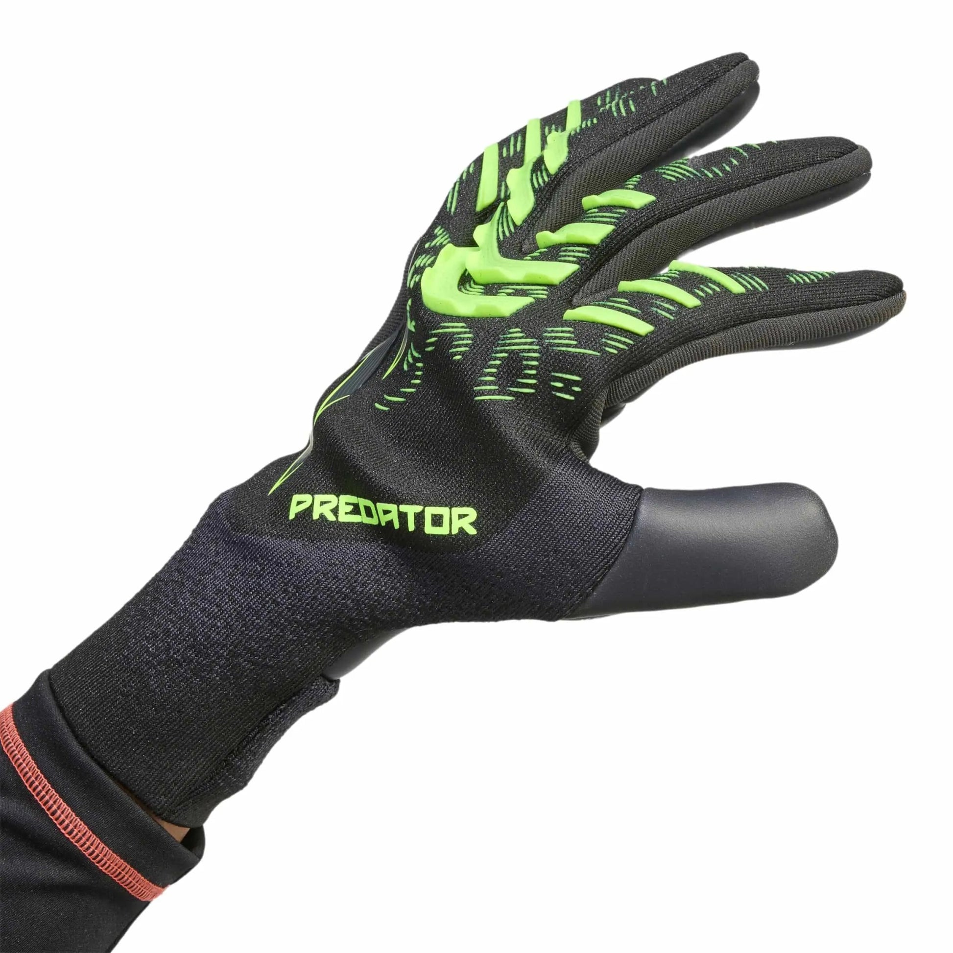 adidas Predator GL Pro Goalkeeper Gloves Black / Carbon / Lucid Lemon (Single - Side)