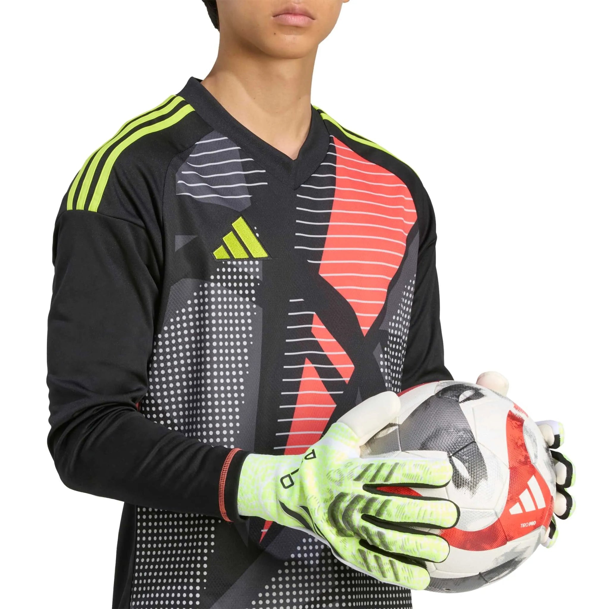 adidas Predator GL Pro Goalkeeper Gloves Lucid Lemon / White / Black (Model 1)