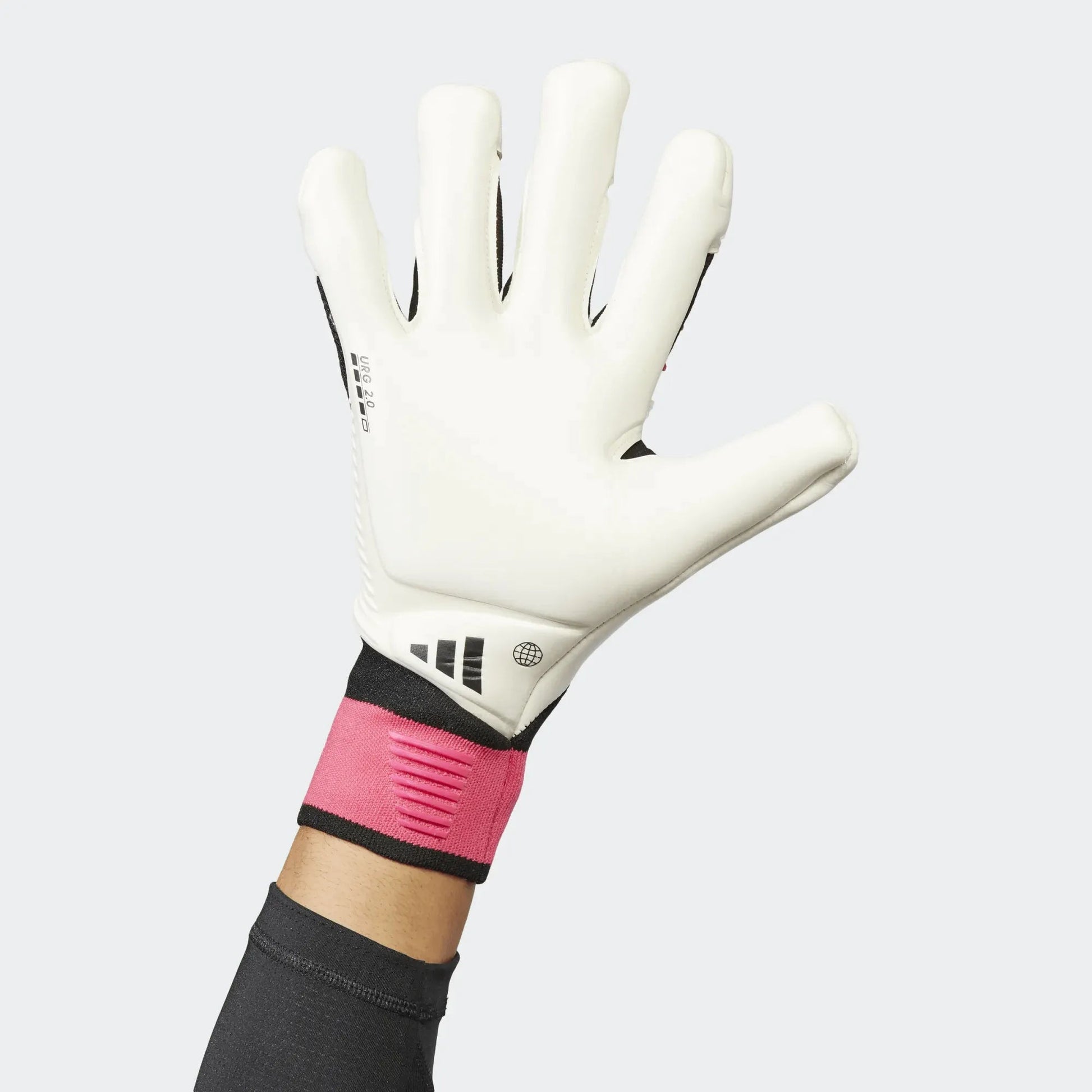 adidas Predator GL Pro Hybrid Goalkeeper Gloves - Black-Pink-White