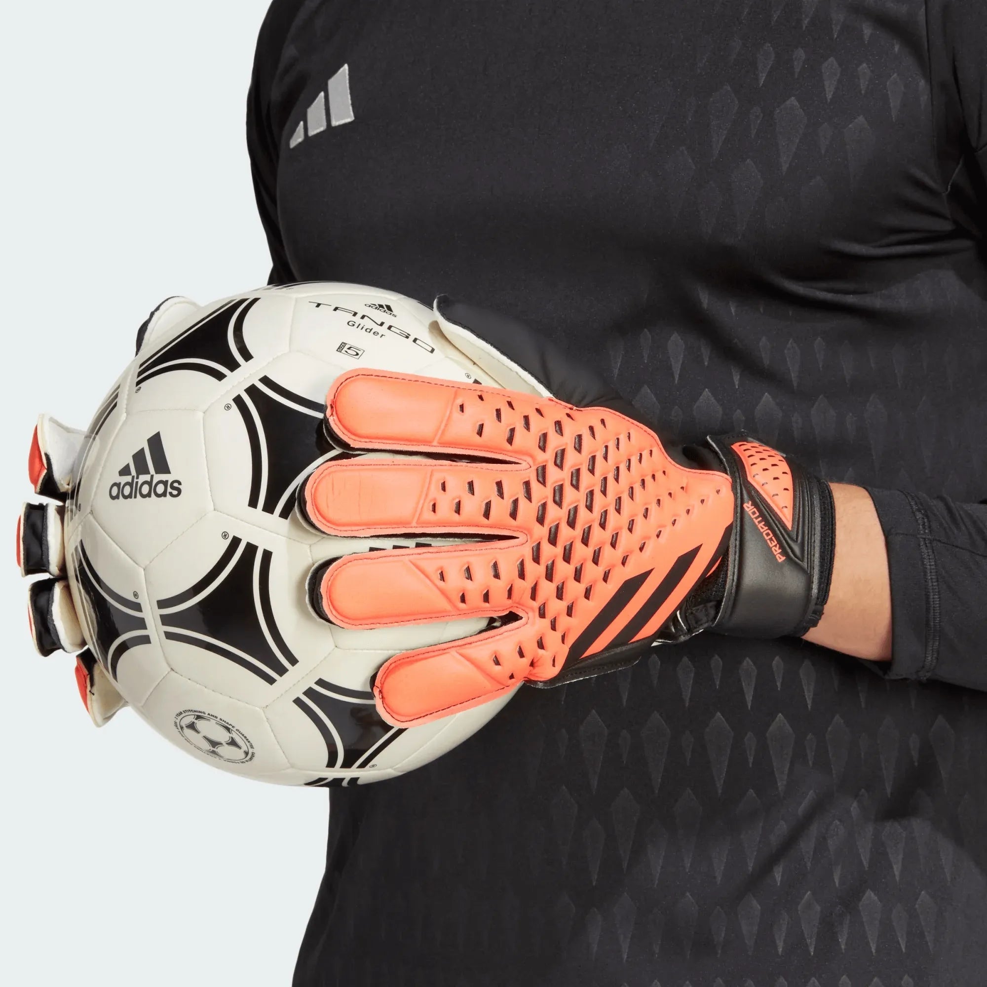 adidas Predator GL Training Gloves Solar Orange Black Black (Model 1)