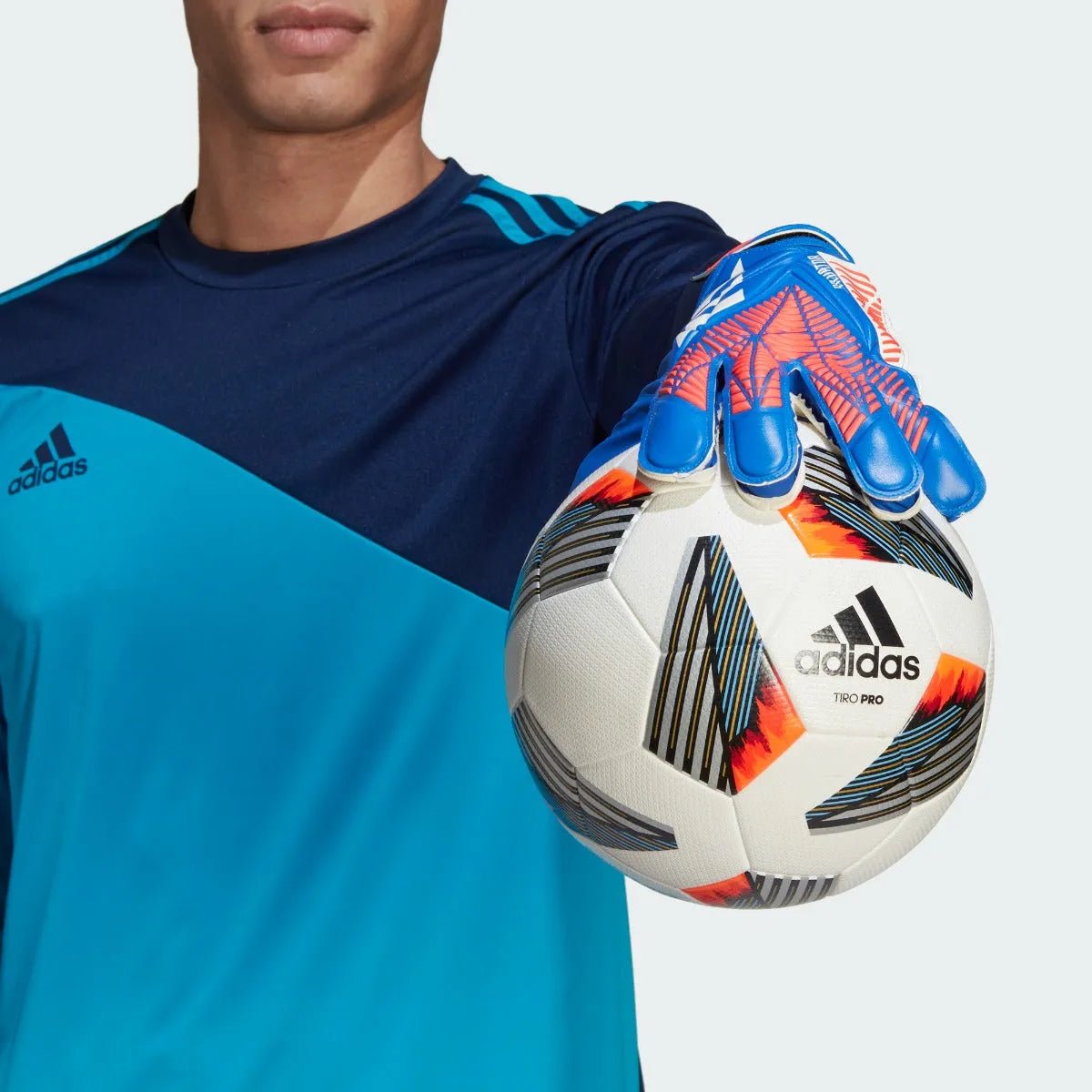 adidas Predator GL Training Gloves - Hi Res Blue-Turbo