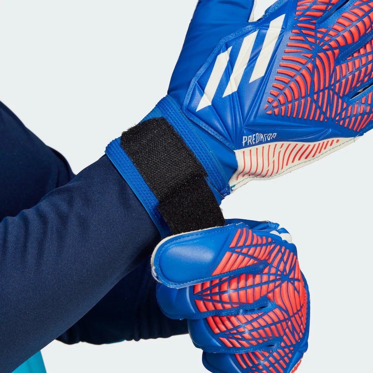 adidas Predator GL Training Gloves - Hi Res Blue-Turbo