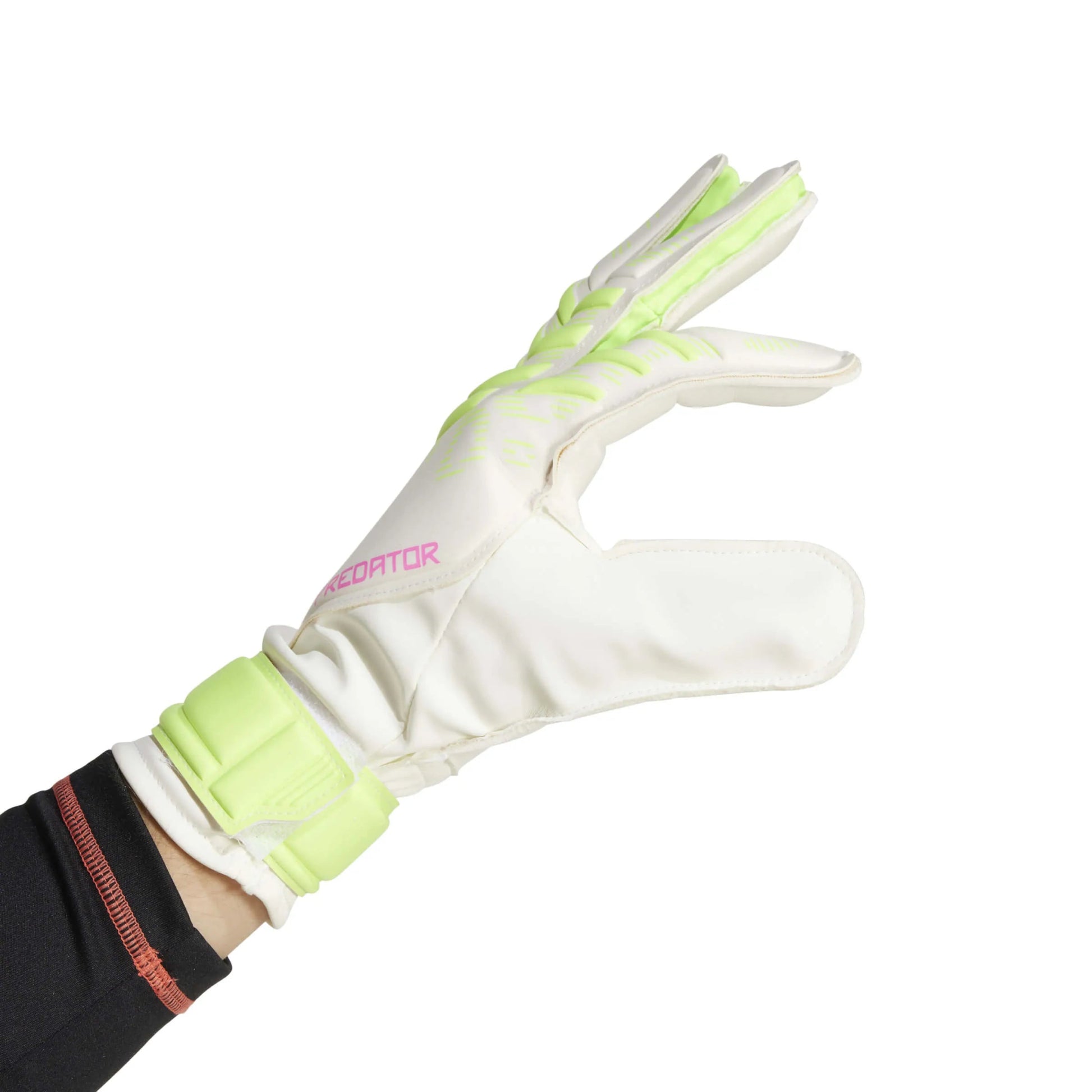 adidas Predator GL Training Goalkeeper Gloves White / White / Lucid Lemon (Single - Side)