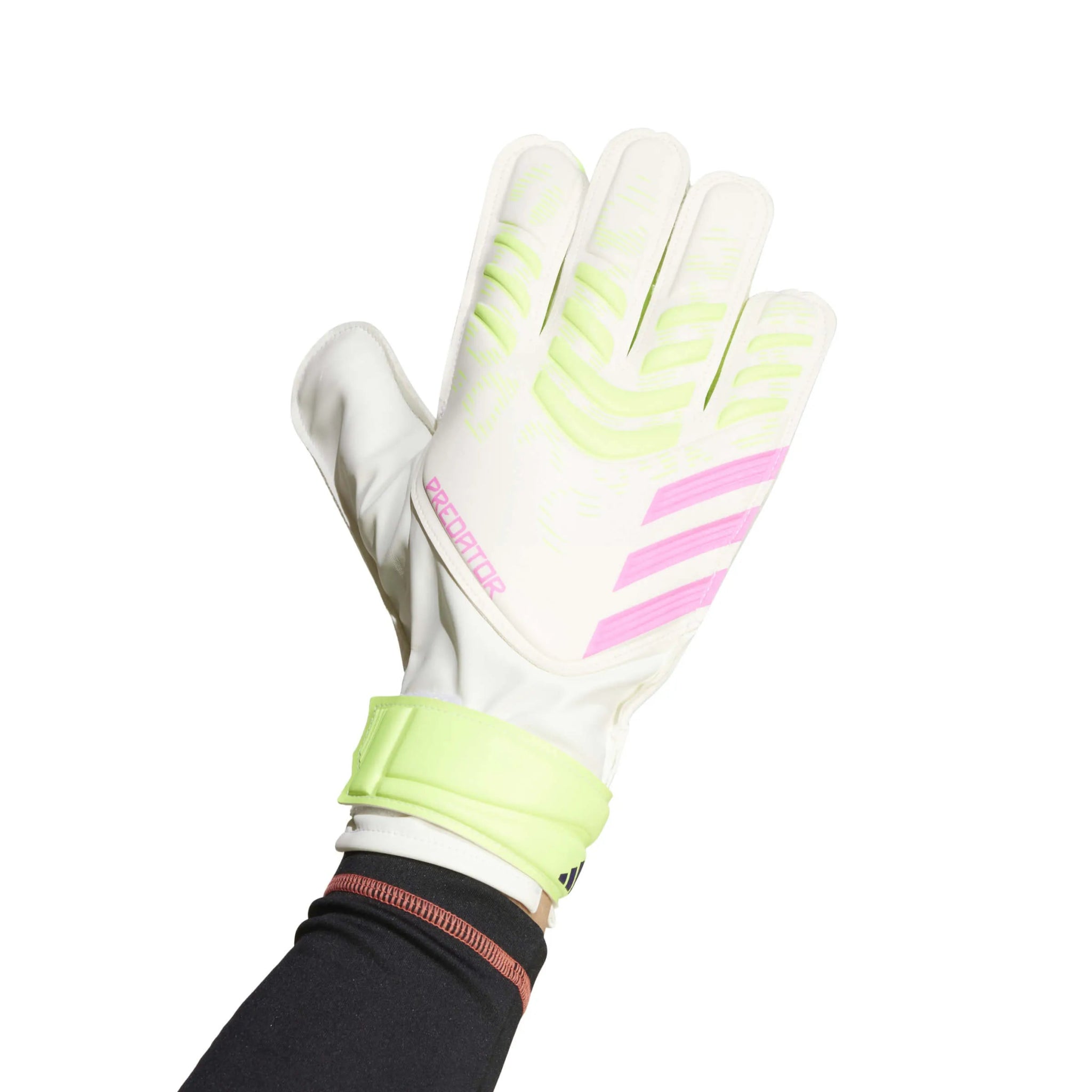 adidas Predator GL Training Goalkeeper Gloves White / White / Lucid Lemon (Single - Outer)