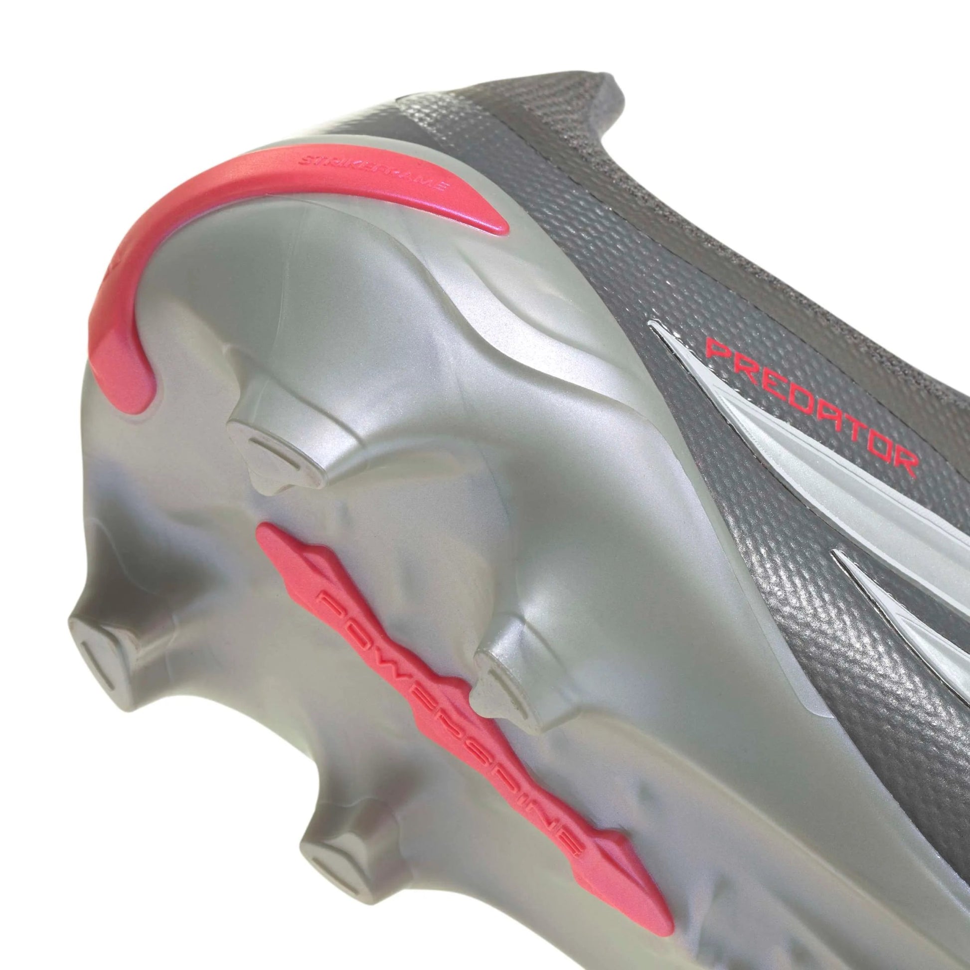 adidas Predator League Fold-Over Tongue Firm Ground Soccer Cleats - Finishers Steel Pack (SP26) (Detail 2)