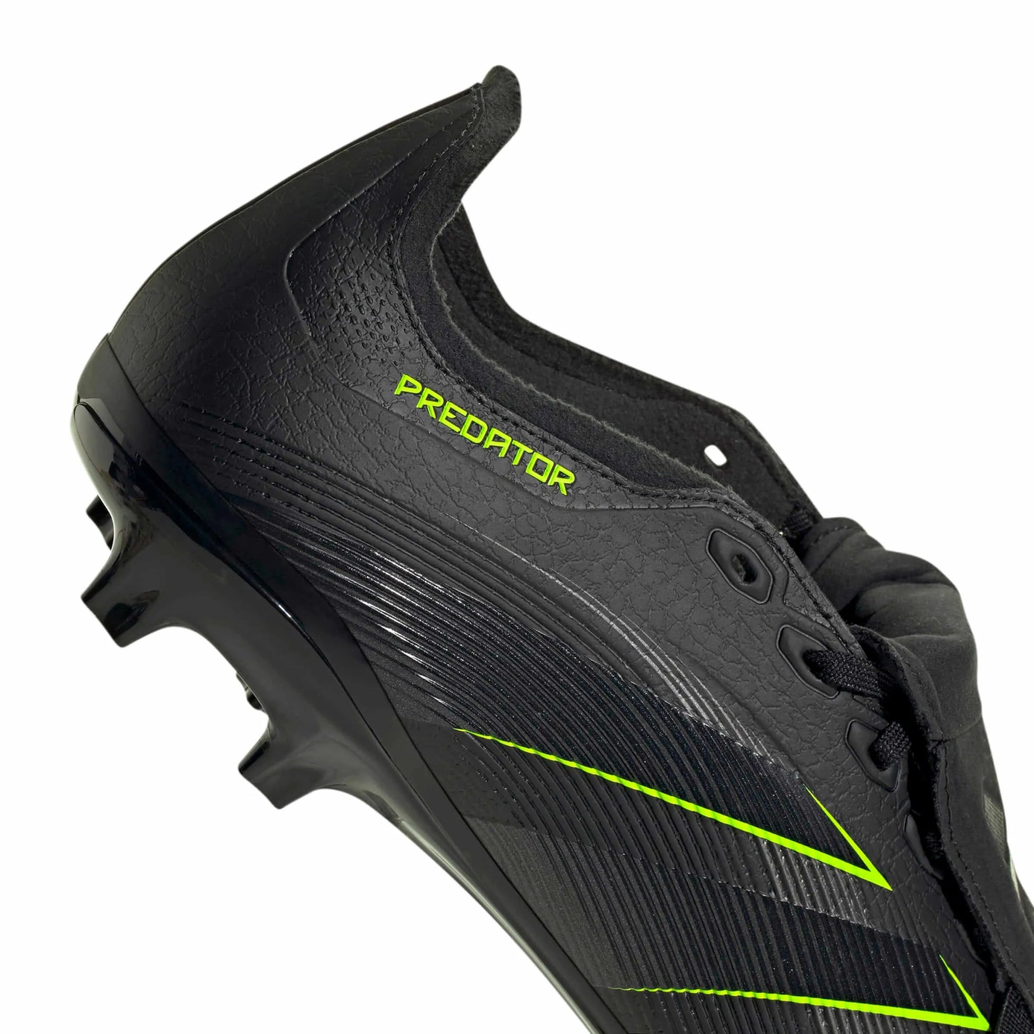 adidas Predator League Fold-Over Tongue Firm-Multi Ground Soccer Cleats - Electric Stealth Pack (FA25) (Detail 2)