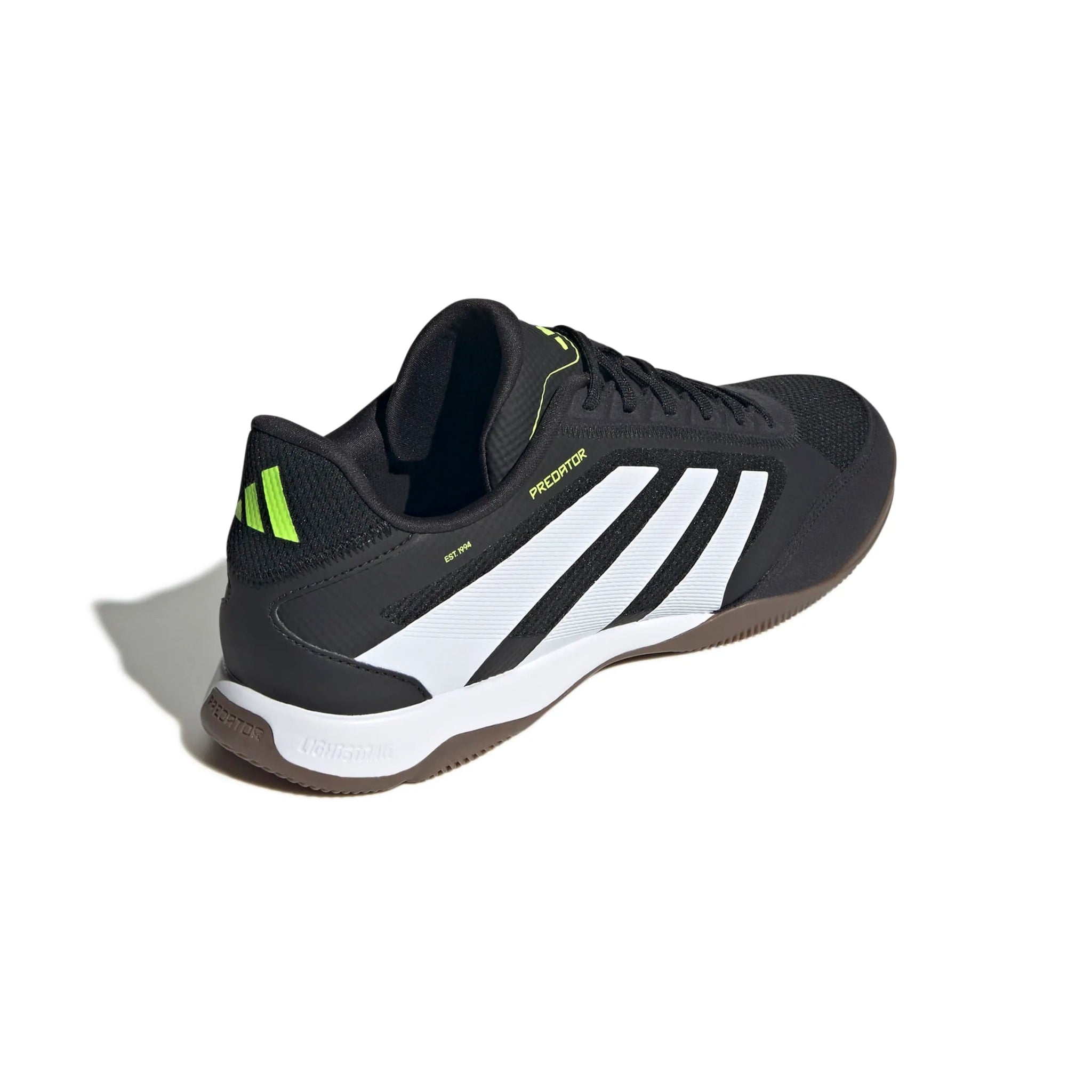 adidas Predator League Indoor Soccer Shoes - Electric Stealth Pack (FA25) (Lateral - Back)