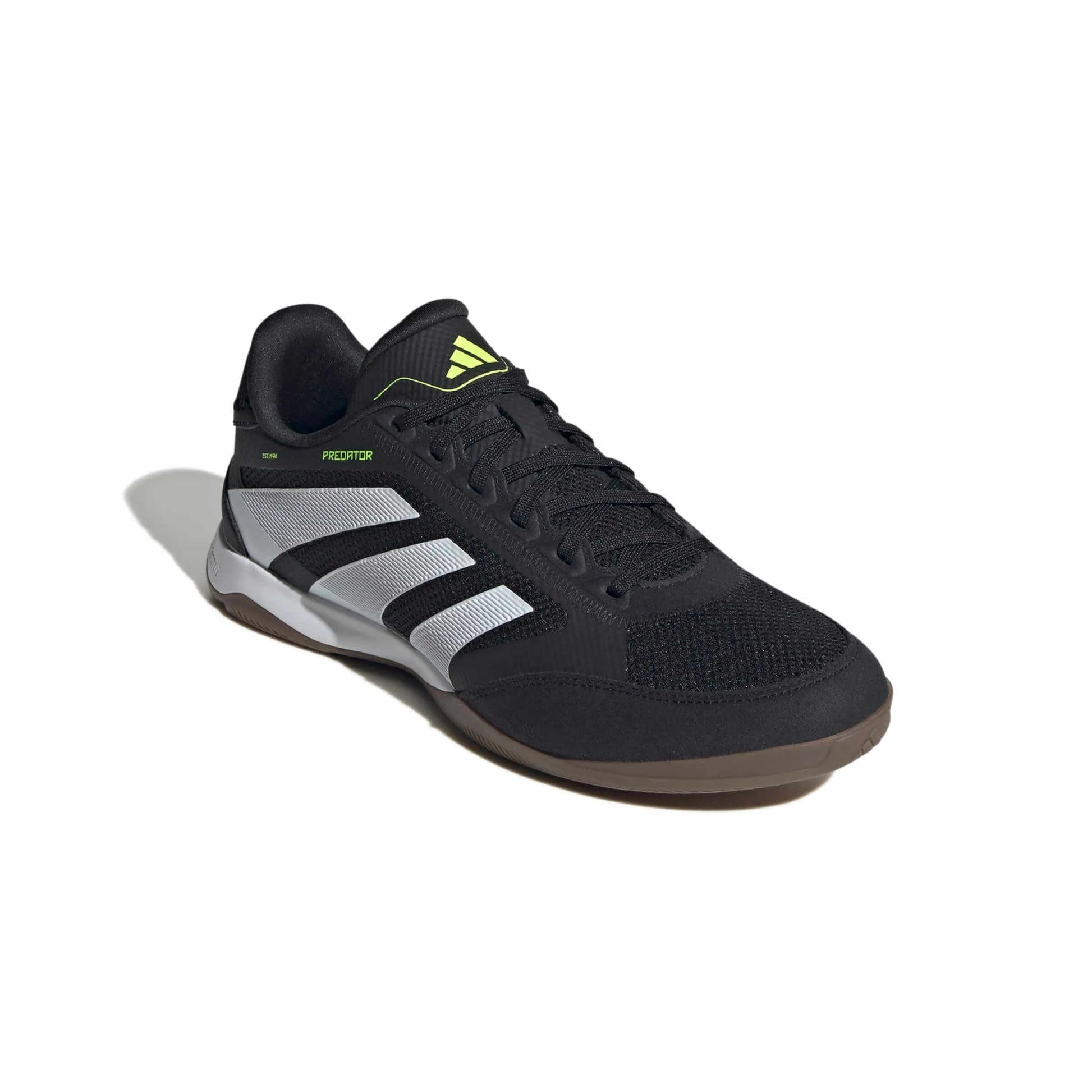 adidas Predator League Indoor Soccer Shoes - Electric Stealth Pack (FA25) (Lateral - Front)