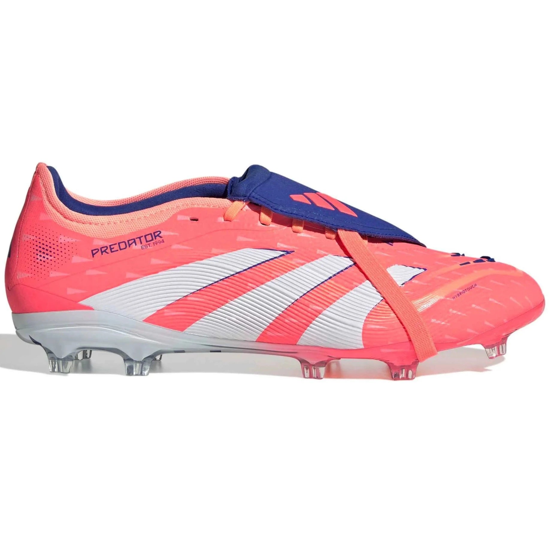 adidas Predator Pro Fold-Over Tongue Firm Ground Soccer Cleats - Coral Blaze Pack (FA25) (Side 1)