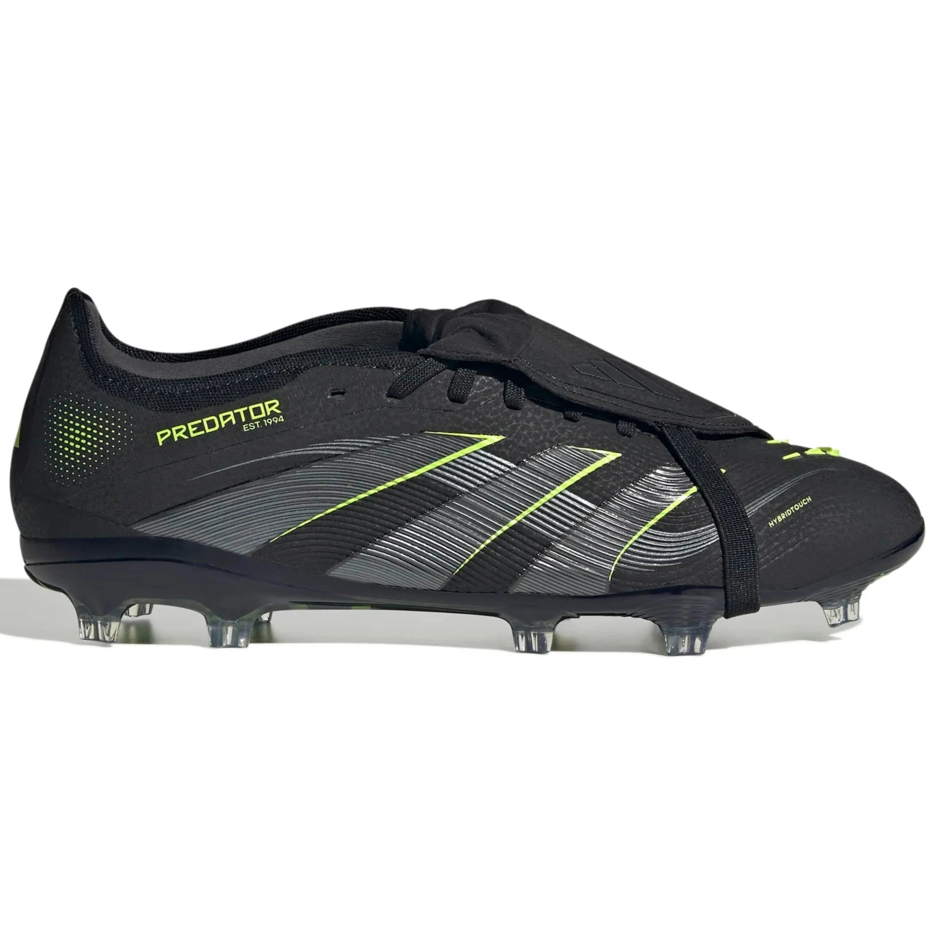 adidas Predator Pro Fold-Over Tongue Firm Ground Soccer Cleats - Electric Stealth Pack (FA25)