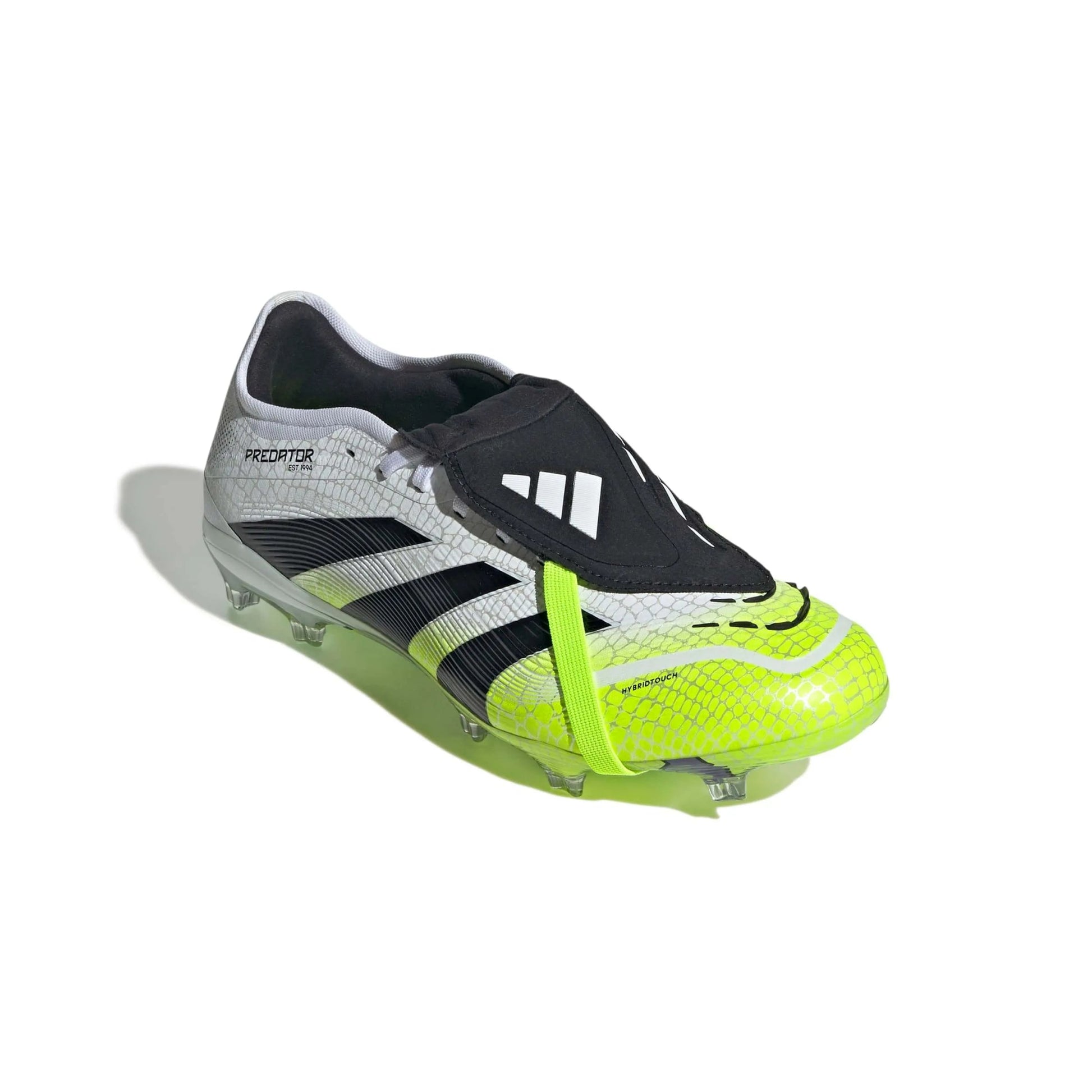 adidas Predator Pro Fold-Over Tongue Firm Ground Soccer Cleats. - Radiant Blaze Pack (FA25) (Lateral - Front)