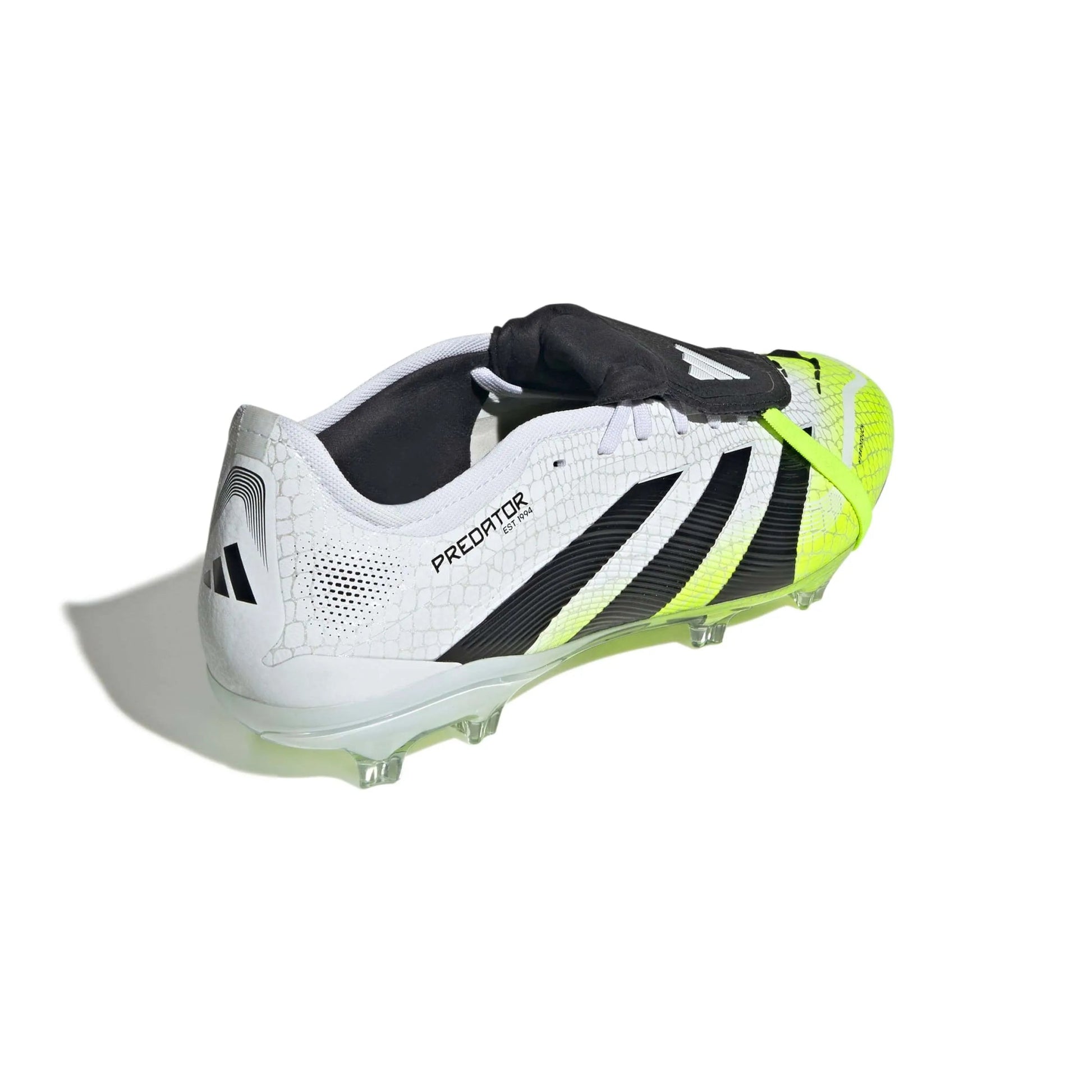 adidas Predator Pro Fold-Over Tongue Firm Ground Soccer Cleats. - Radiant Blaze Pack (FA25) (Lateral - Back)