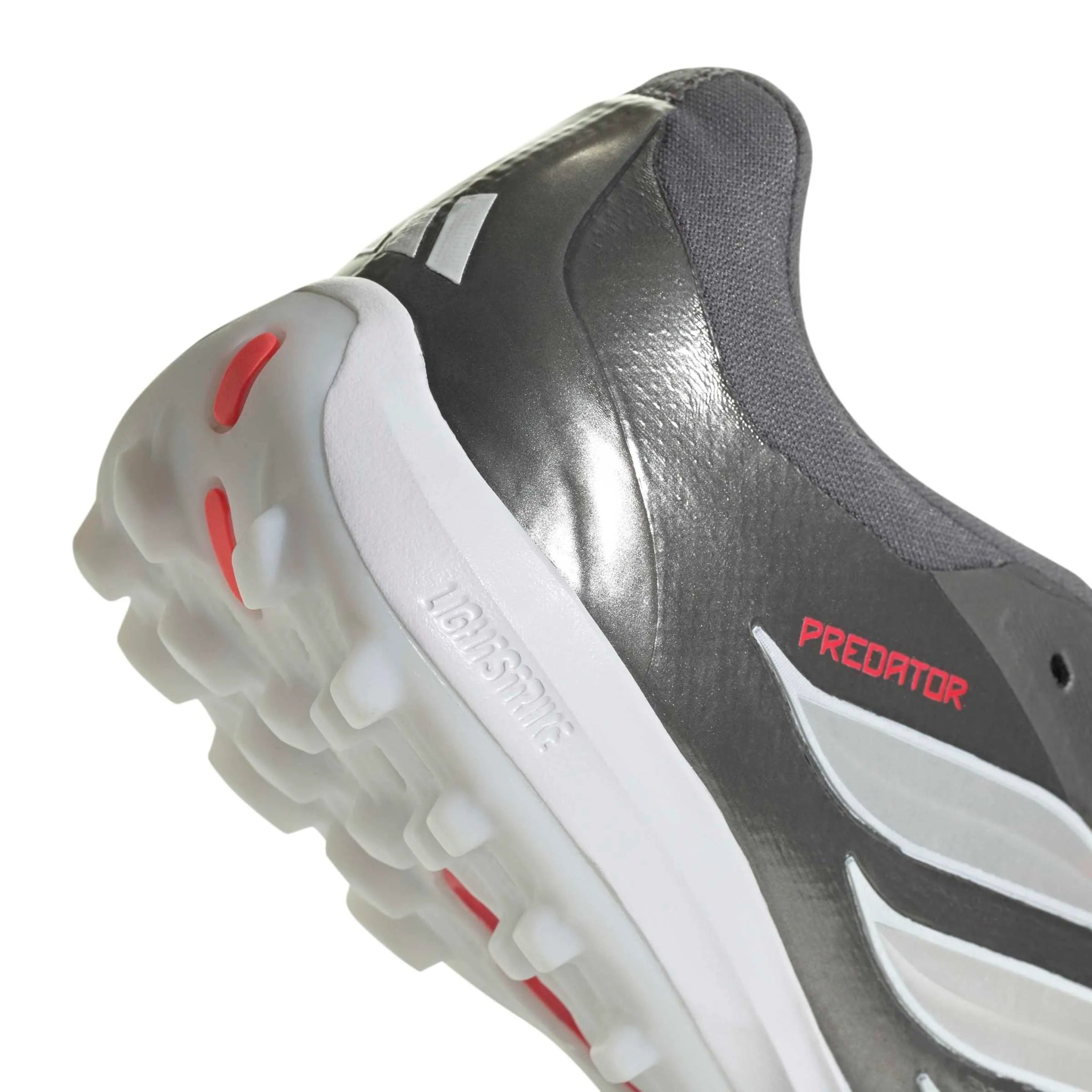 adidas Predator Pro Fold-Over Tongue Turf Soccer Shoes - Finishers Steel Pack (SP26) (Detail 2)