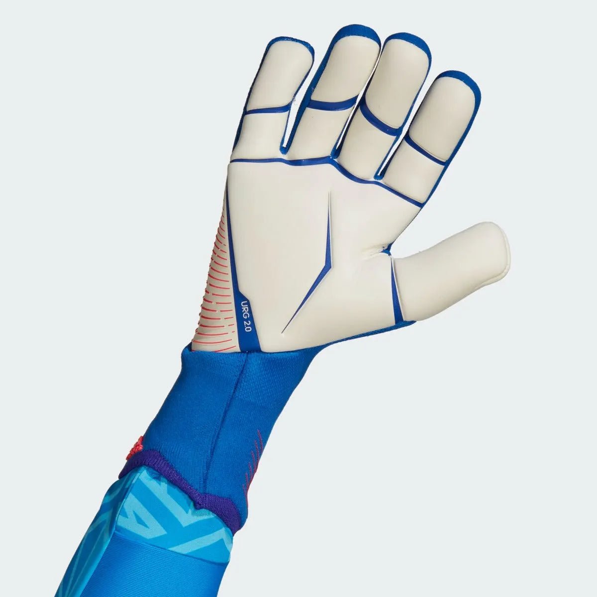 Adidas Predator Pro Goalkeeper Gloves (Negative Cut) - Royal-Red