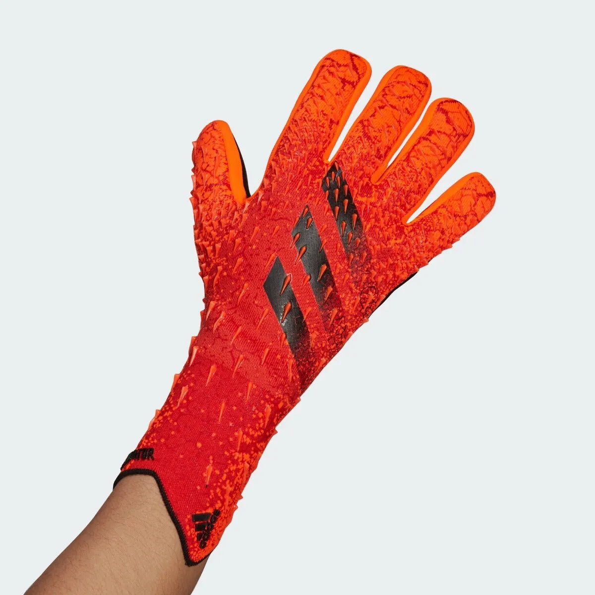 Adidas Predator Pro Goalkeeper Gloves - Solar Red-Black (Single - Outer)