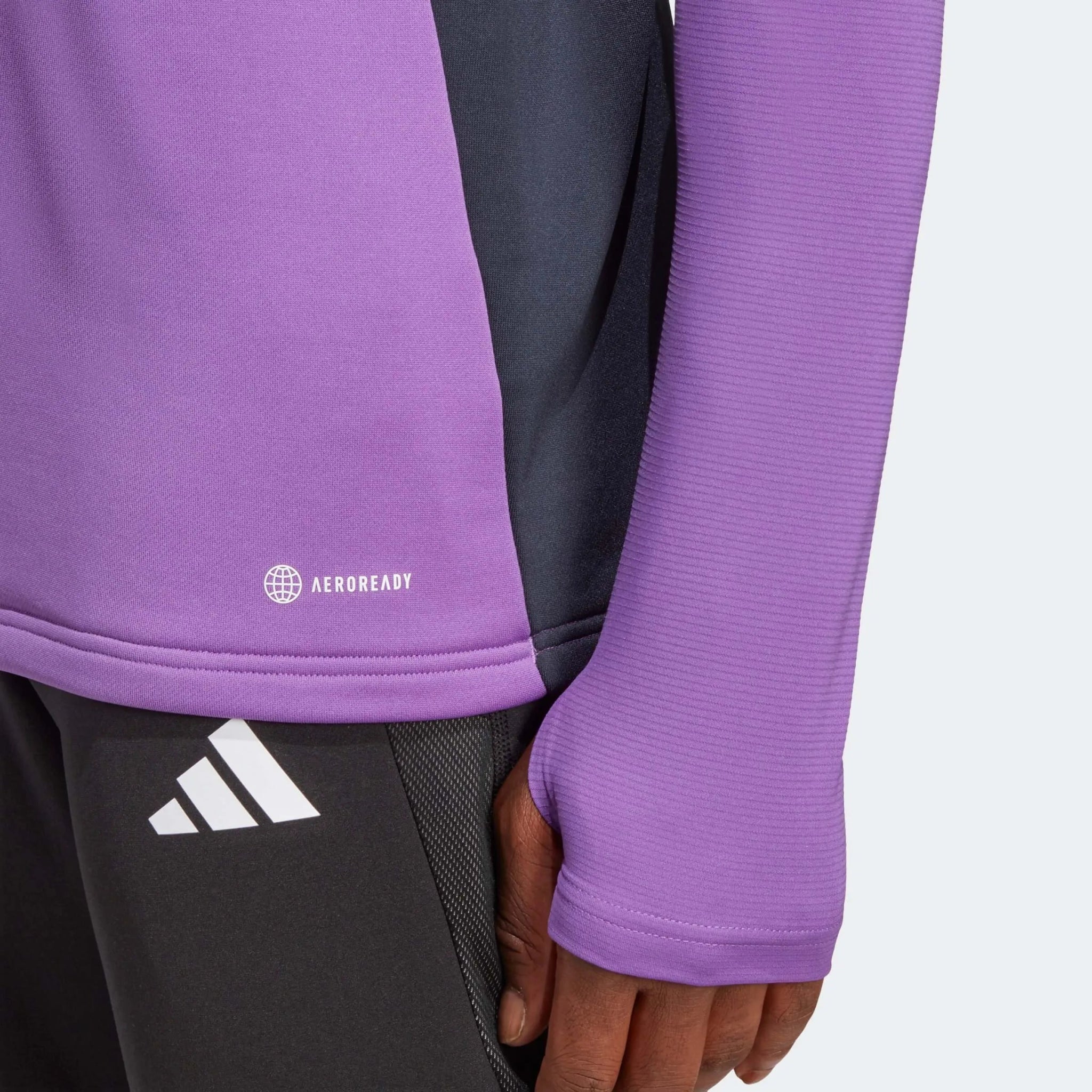 adidas Real Madrid Condivo 22 Training Top - Active Purple (Detail 2)
