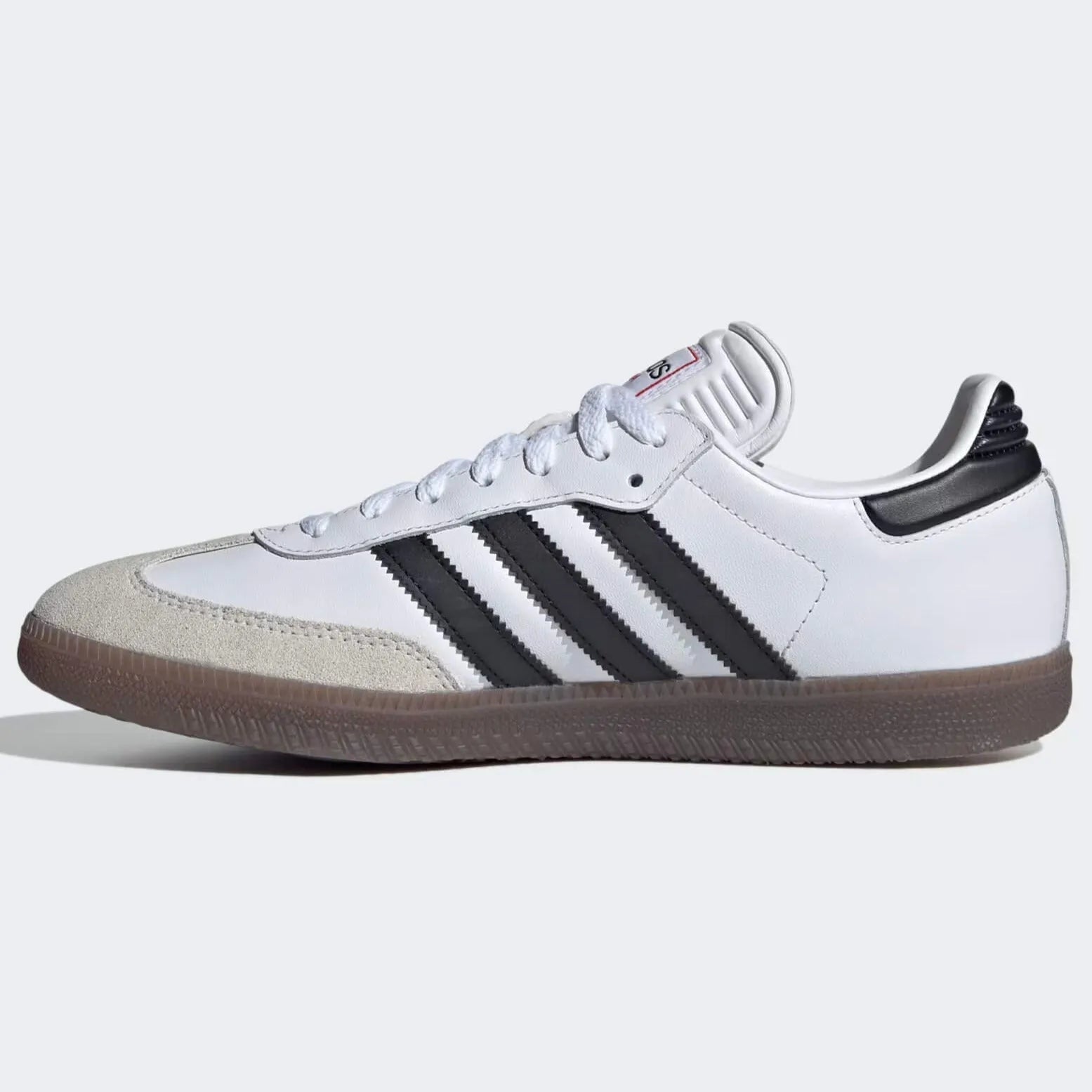adidas Samba Indoor Shoes, White/Black/Red / 9.5