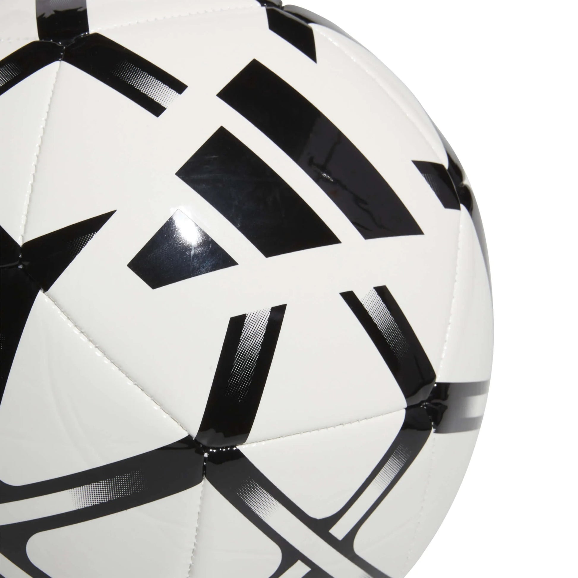 adidas Starlancer Club Soccer Ball White - Black (Detail 2)