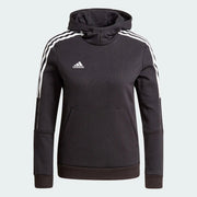 Adidas Tiro 21 Youth Sweat Hoody - Black-White