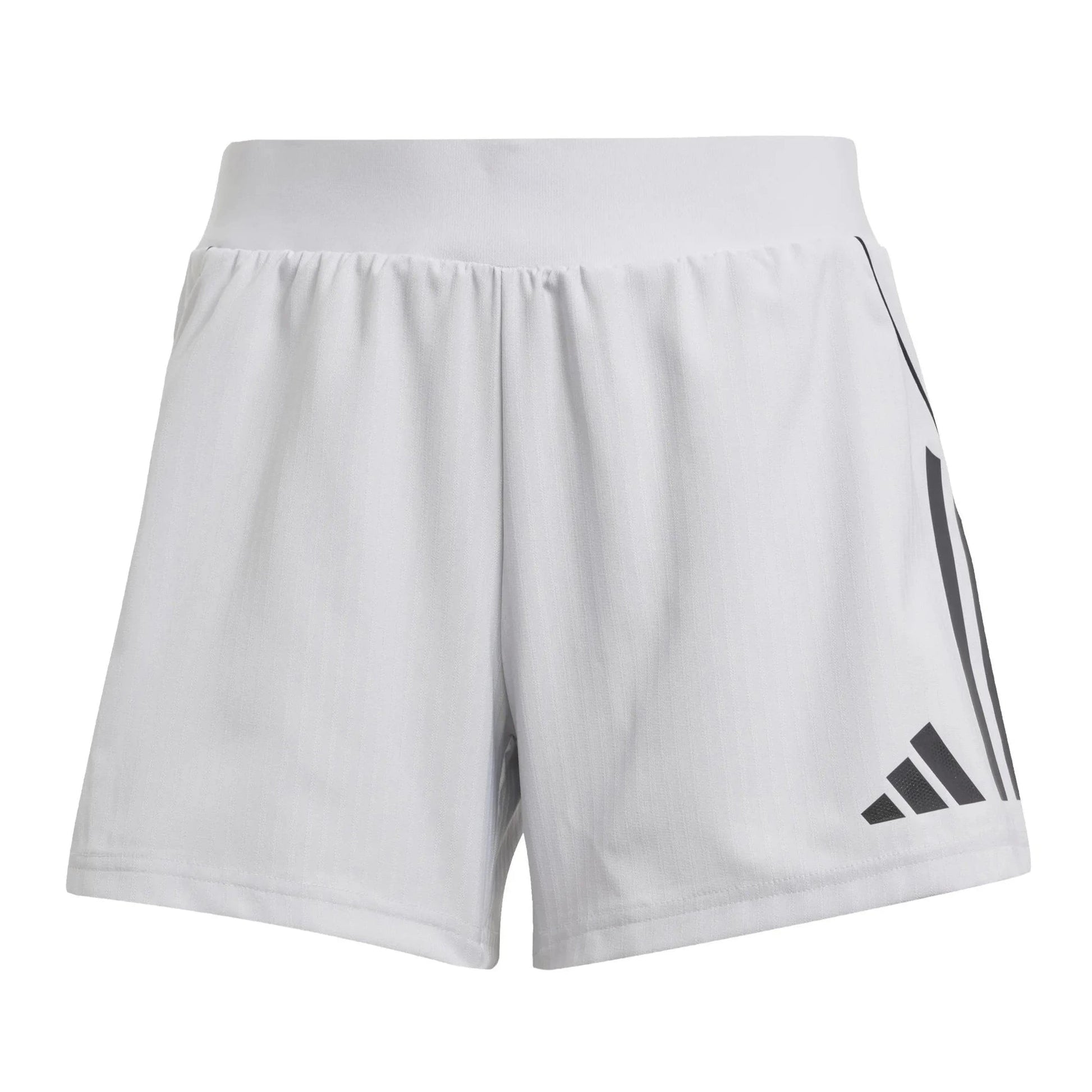 adidas Tiro 25 CM Women's Shorts Light Grey - Black (Front)