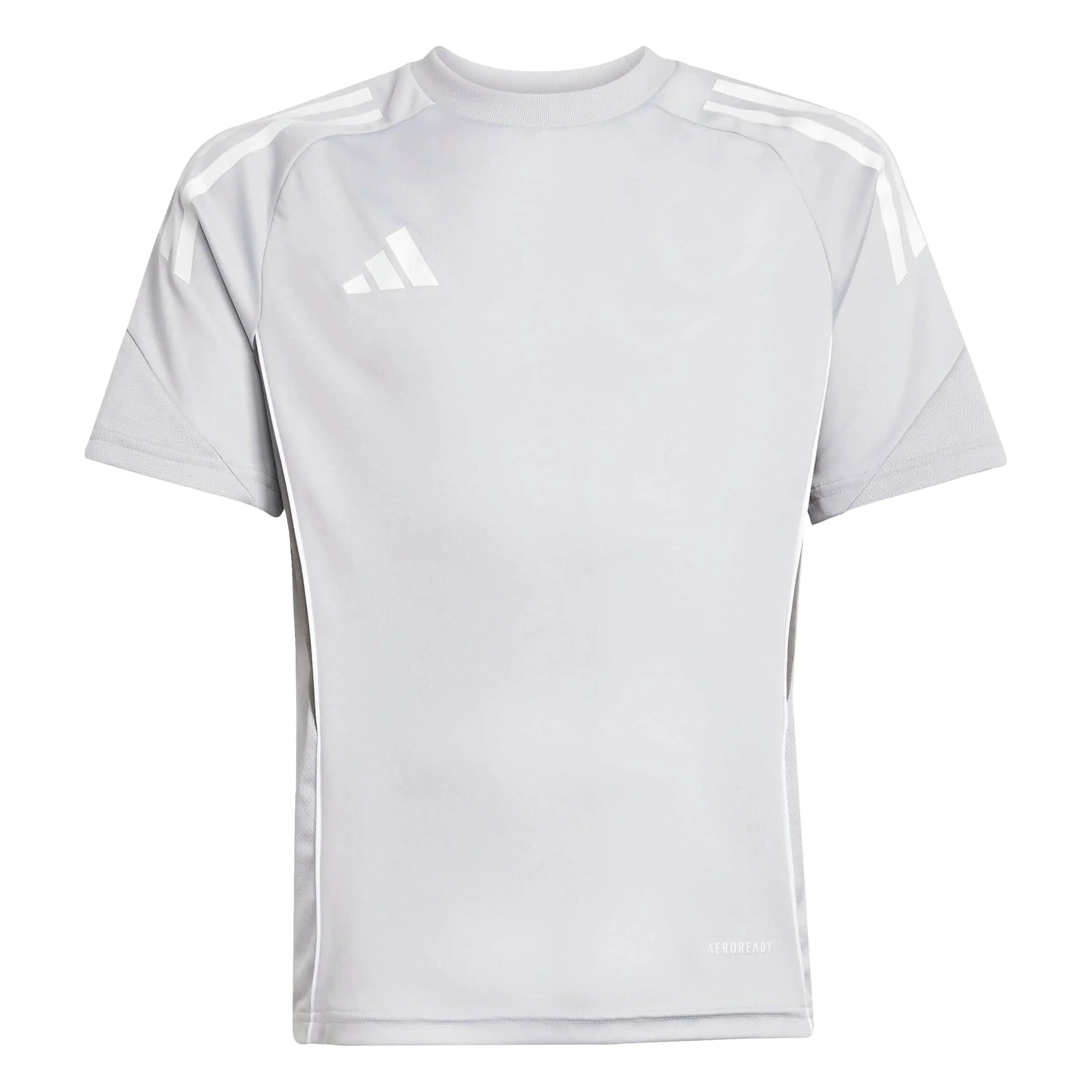 adidas Tiro 25 Youth Competition Training Soccer Jersey Light Grey (Front)