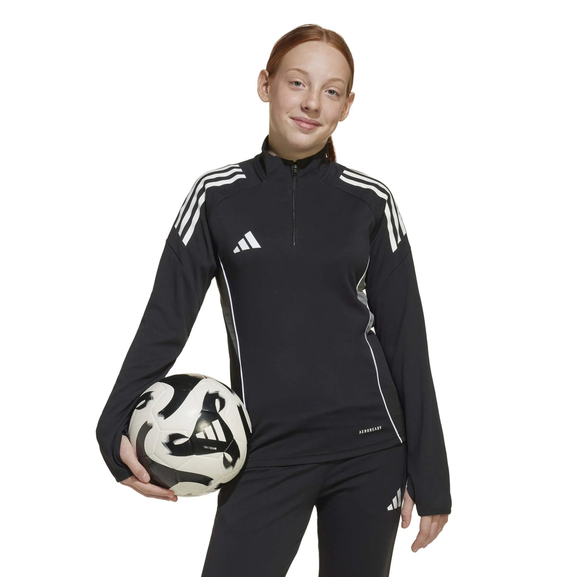 adidas Tiro 25 Youth Competition Training Top Black (Model - Front)