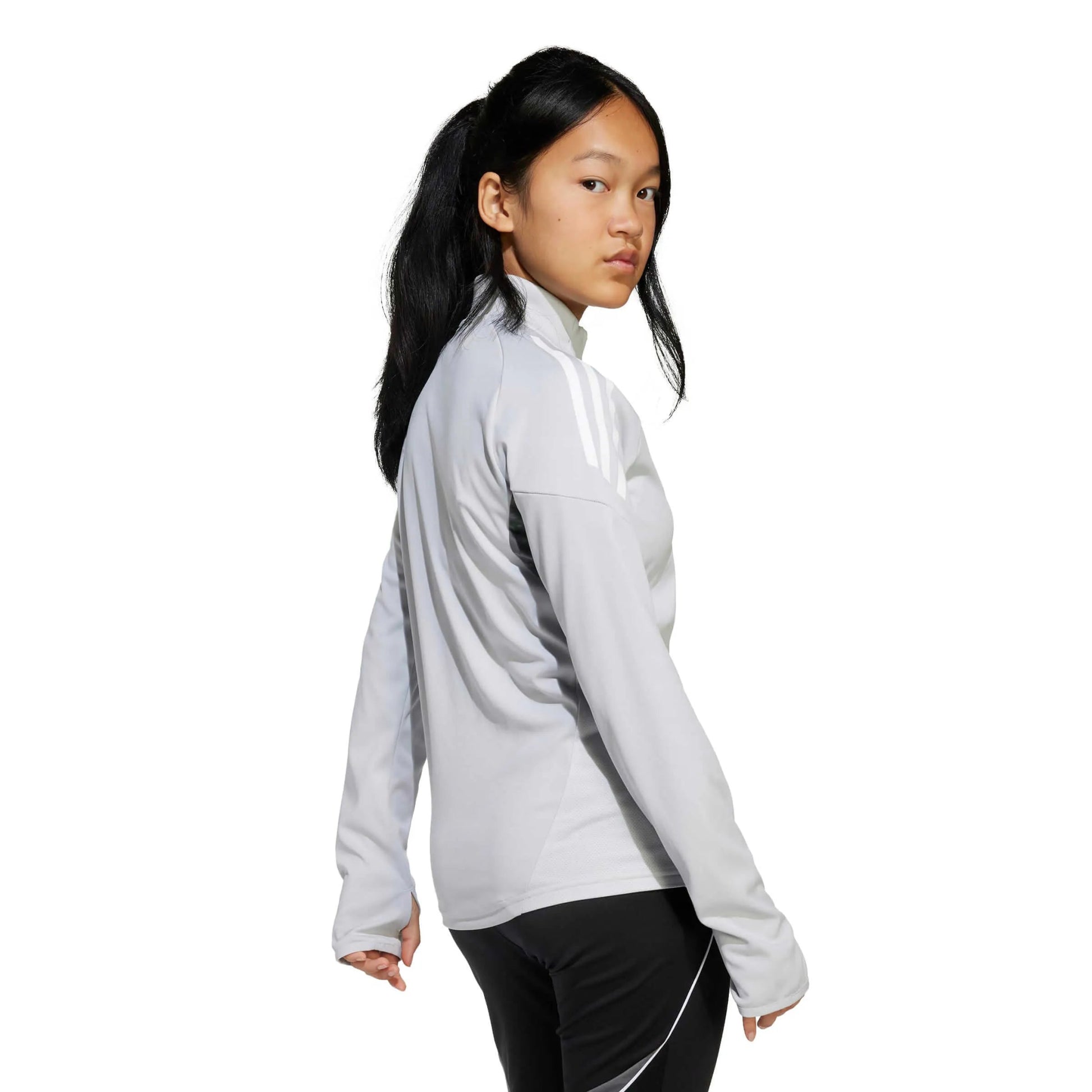 adidas Tiro 25 Youth Competition Training Top Light Grey (Model - Back)