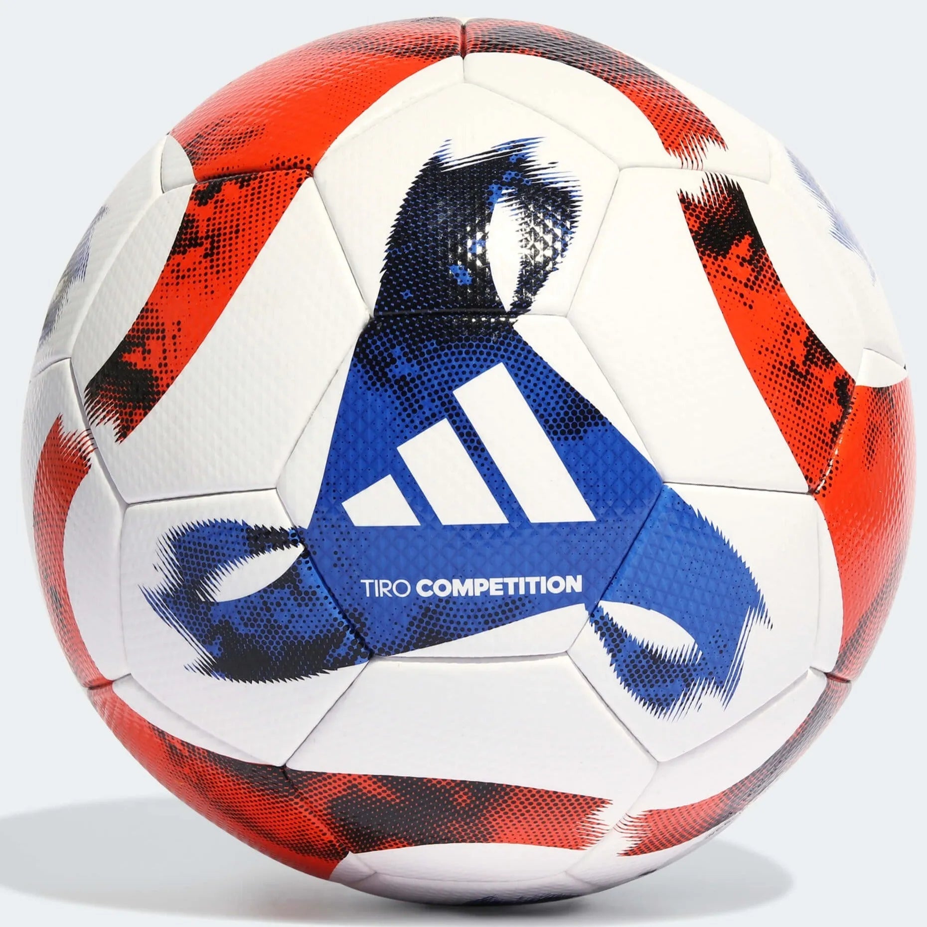 adidas Tiro Competition Ball - White-Solar Orange-Blue