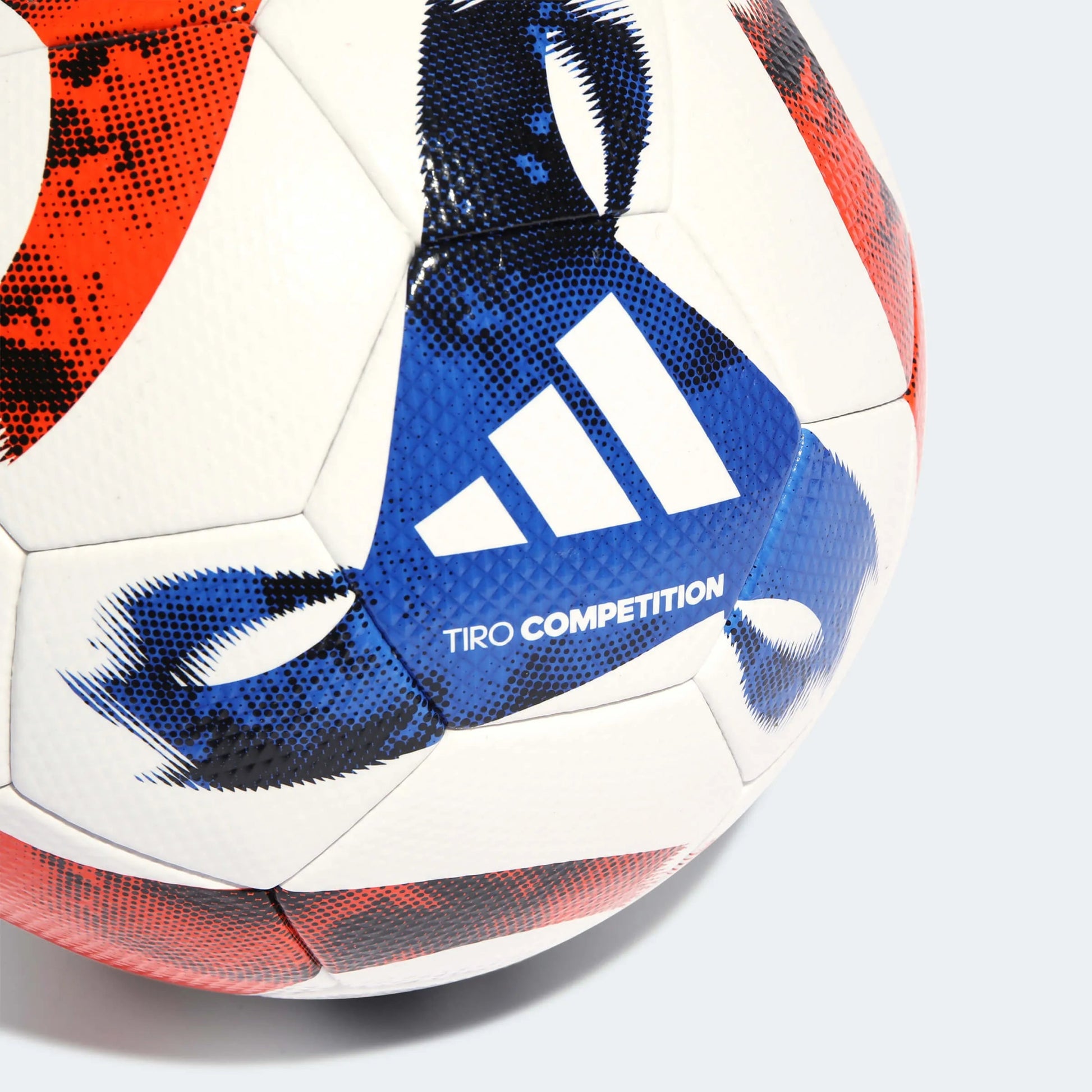 adidas Tiro Competition Ball - White-Solar Orange-Blue