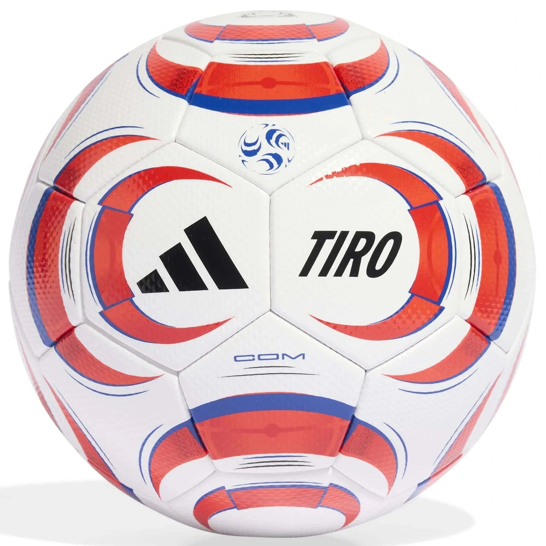 adidas Tiro Competition Soccer Ball White / Black / Lucid Red (Front)